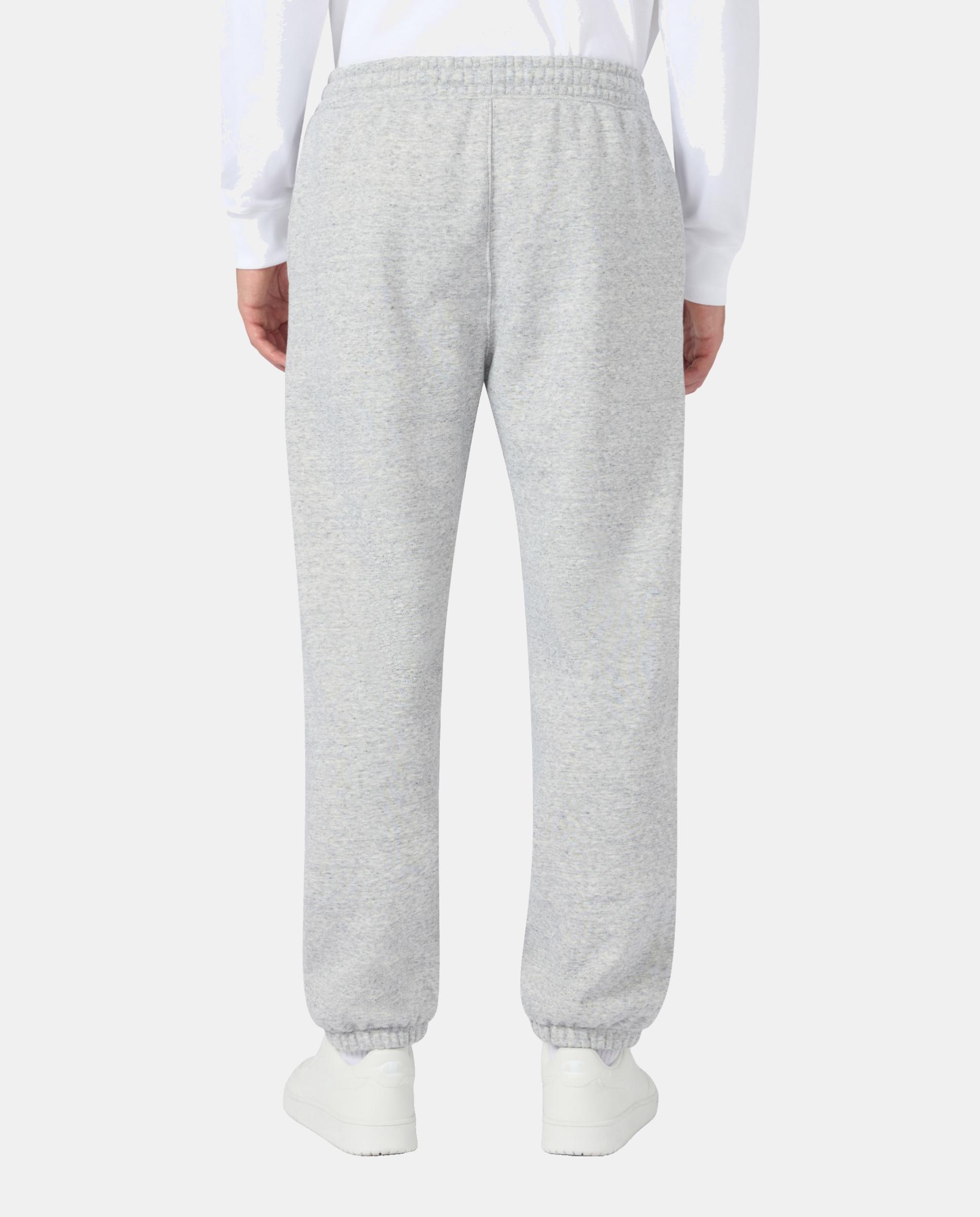 Calças Casual Elastic Cuff Pants Cinzento-2