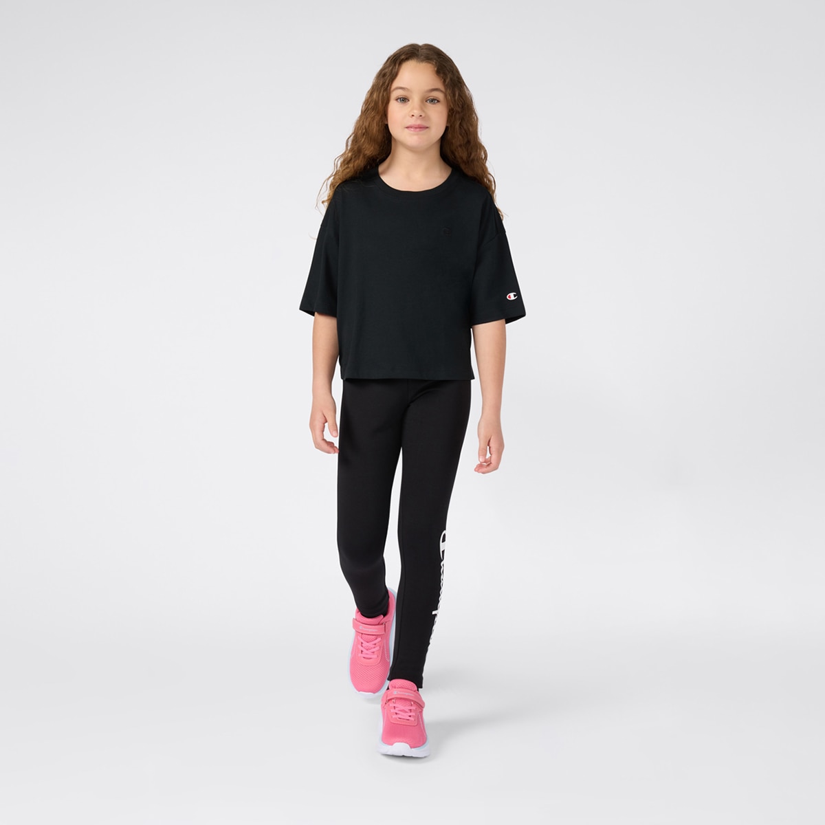 Leggings de Menina Preto-1