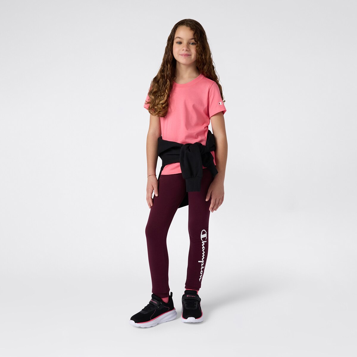 Leggings de Menina Preto-1