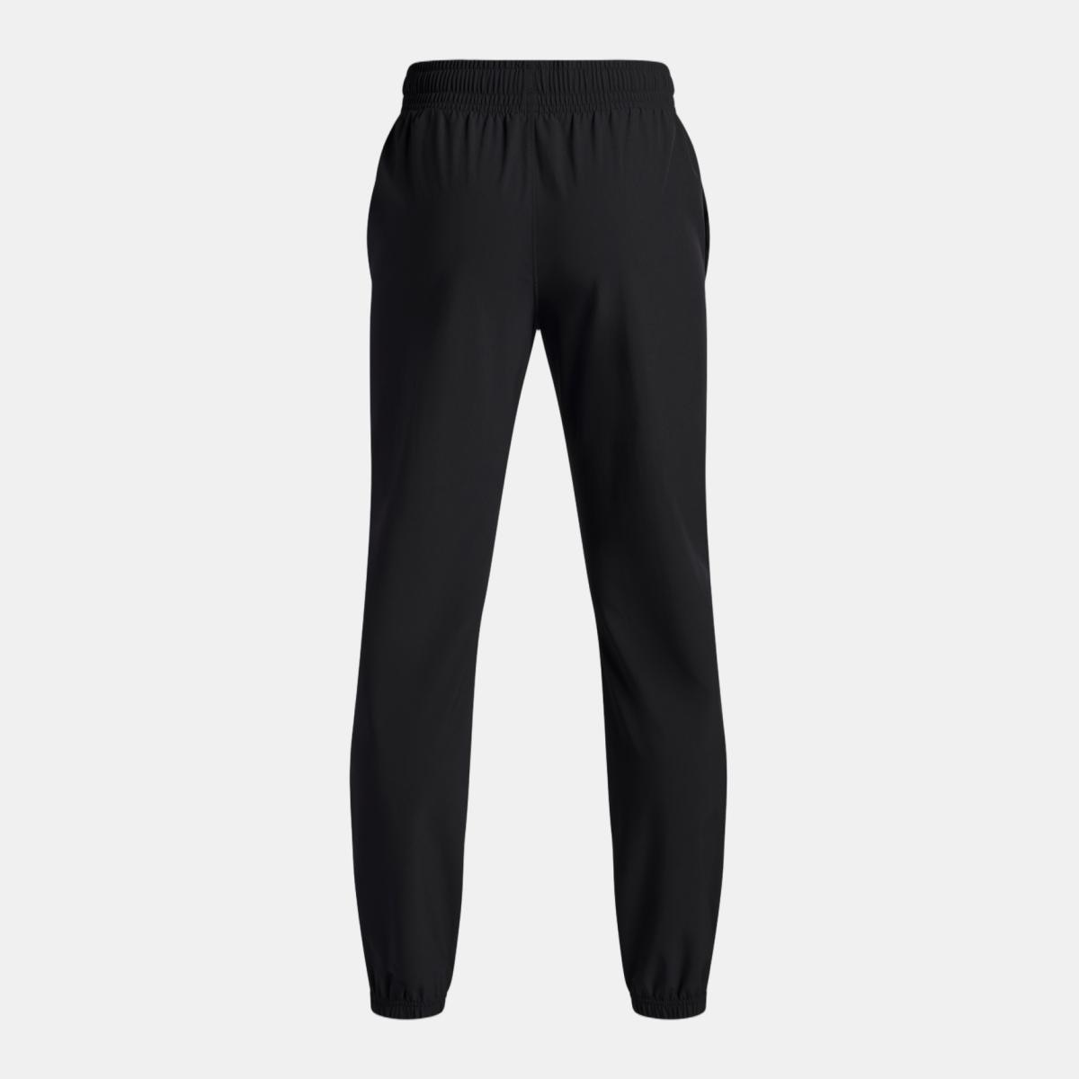 Calças Casual de Criança UA B Unstoppable Wvn Jgr Preto-5