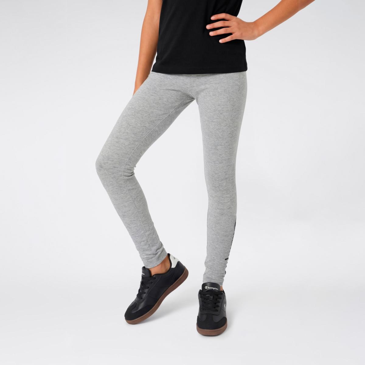 Leggings de Menina Cinzento-1