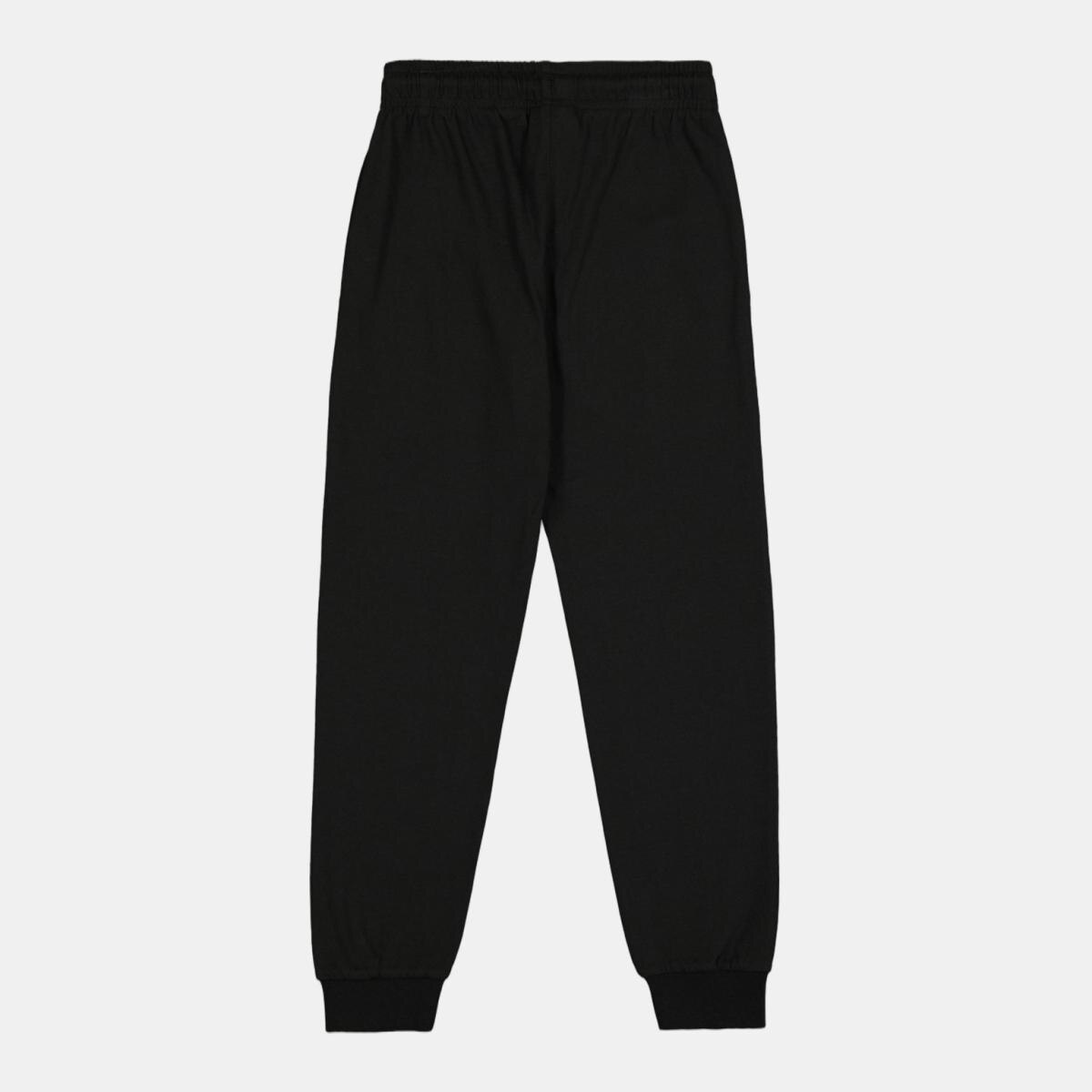 Calças de Menino Rib Cuff Pants Preto-2