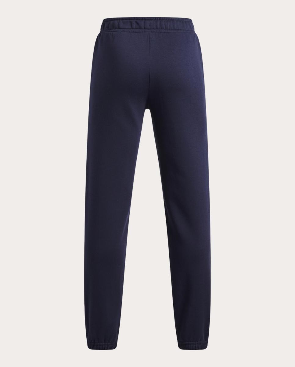 Calças de Criança UA B Rival Fleece Jogger Azul-noite-2