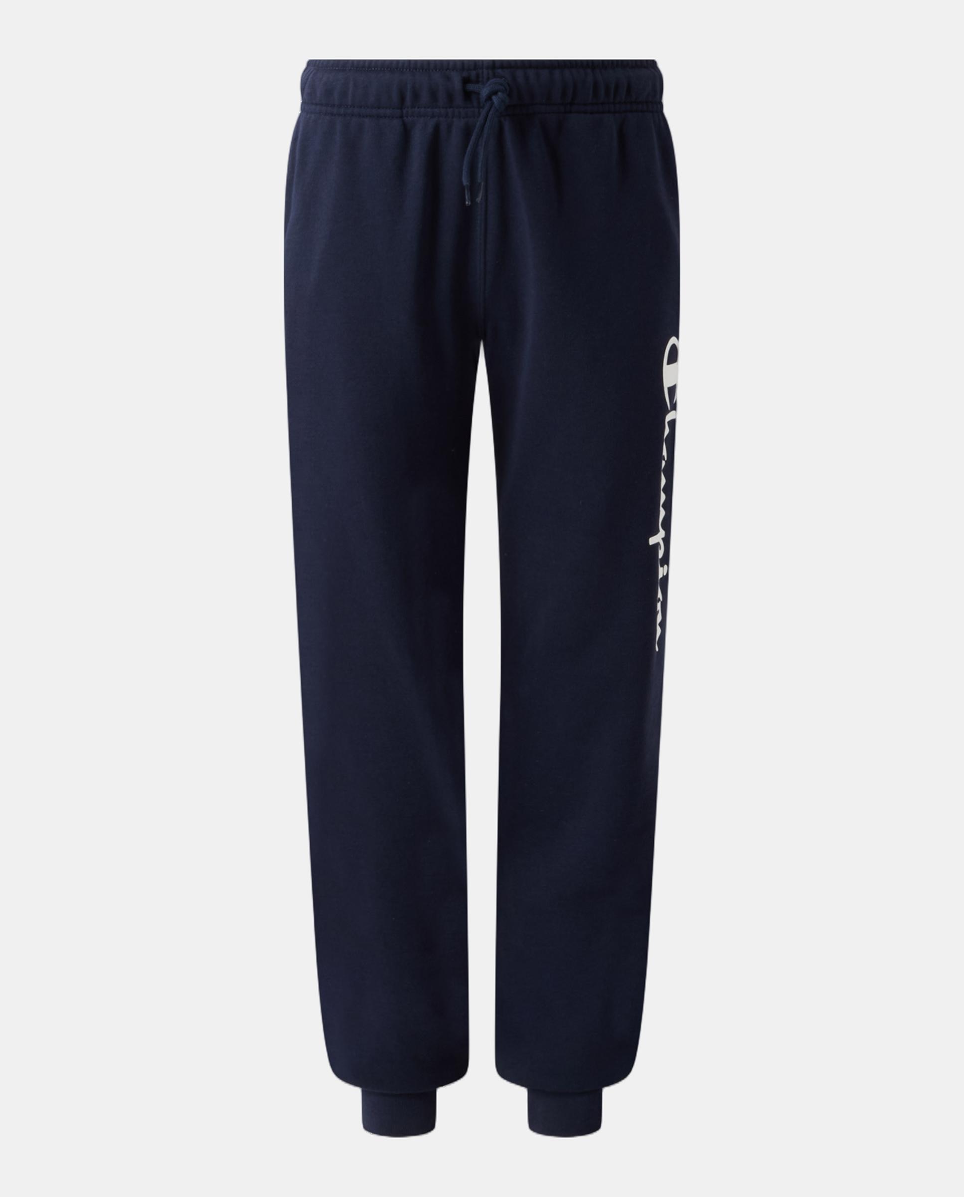 Calças Casual de Criança Rib Cuff Pants Azul-4