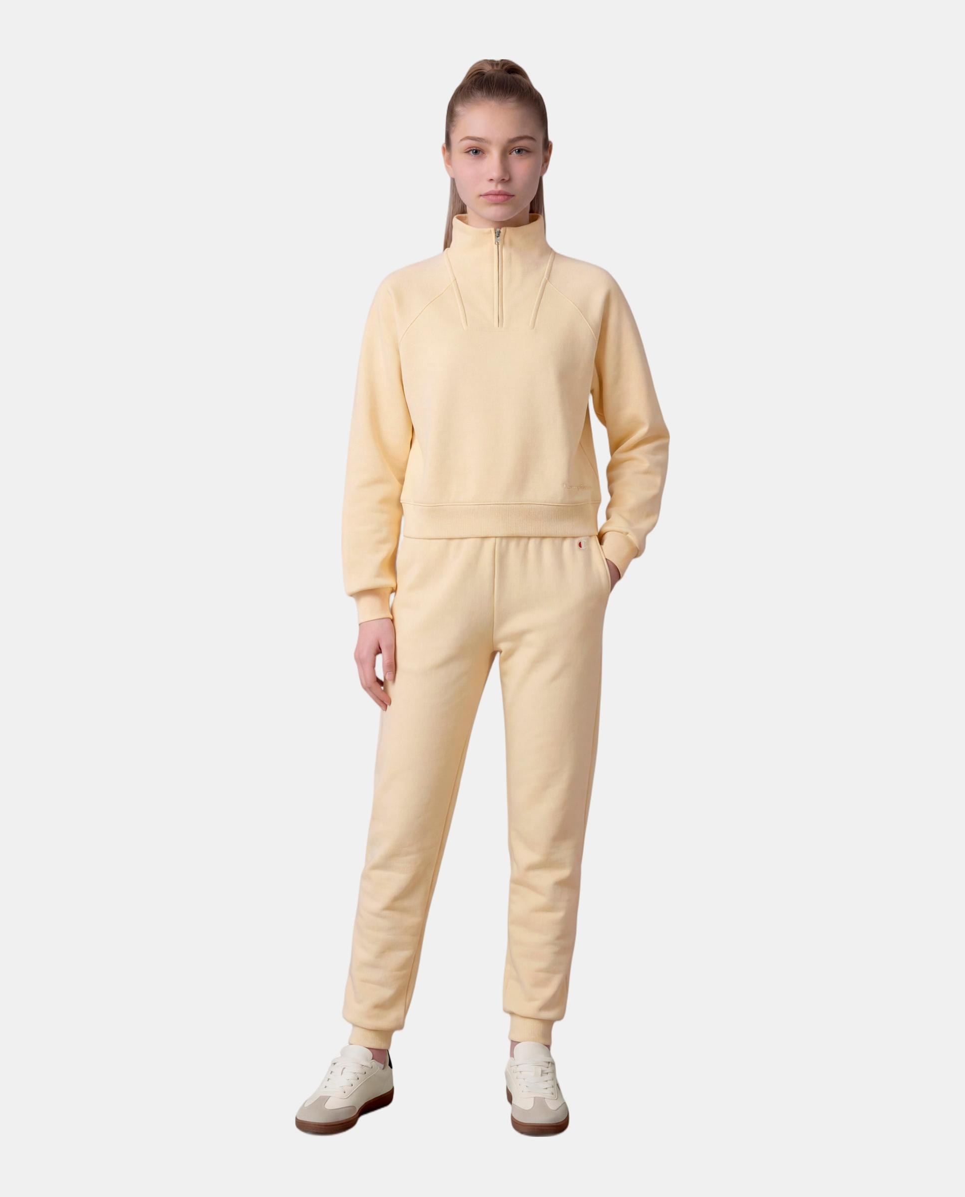 Calças Casual de Criança Rib Cuff Pants Castanho-3