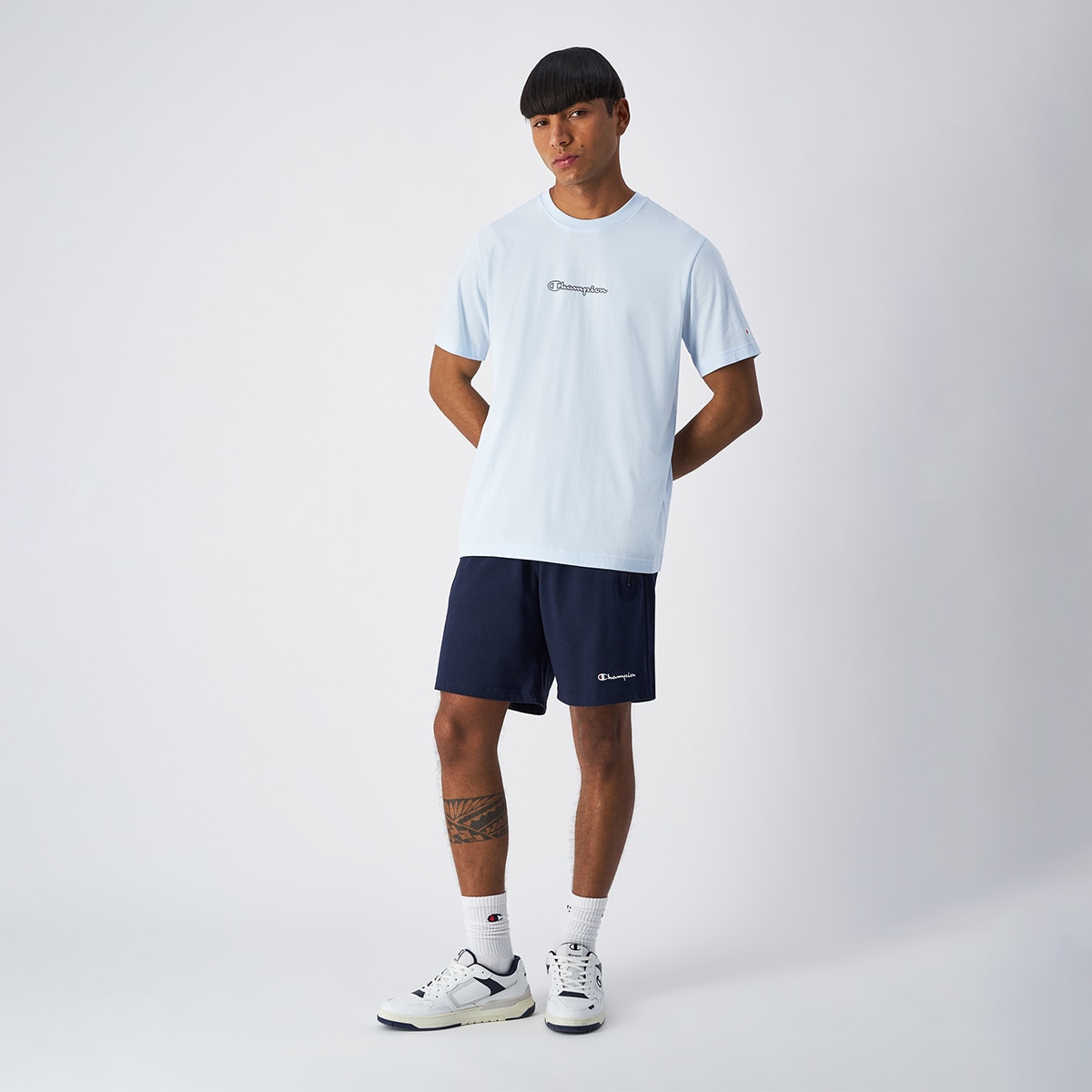 Bermudas de Homem Azul-marinho-3