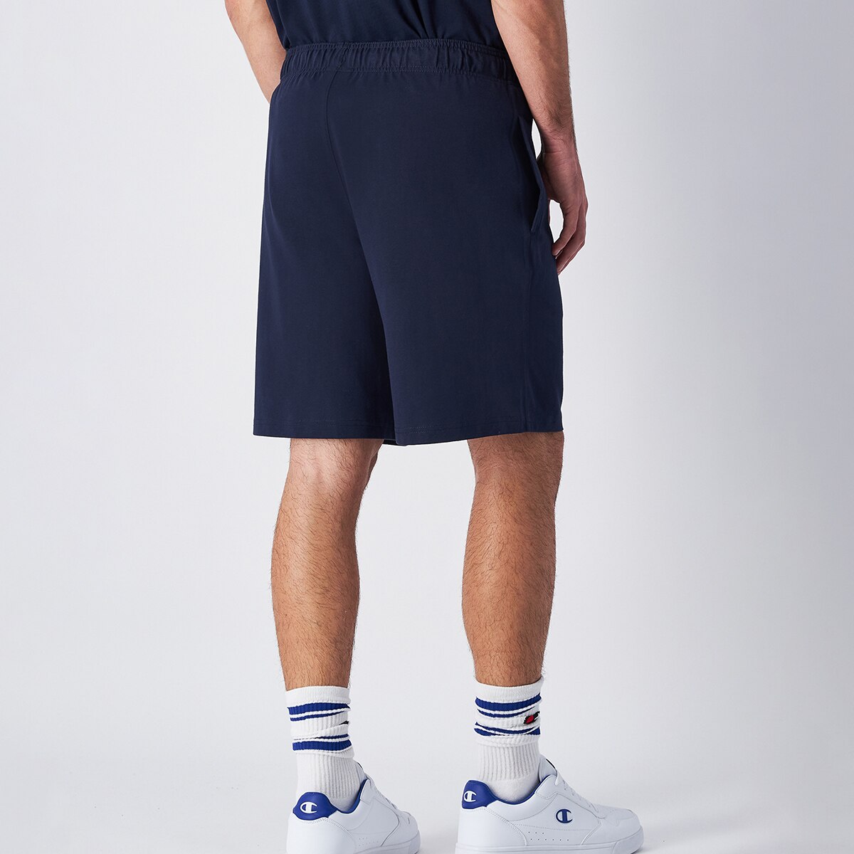 Calções Casual de Homem Bermuda Azul-5