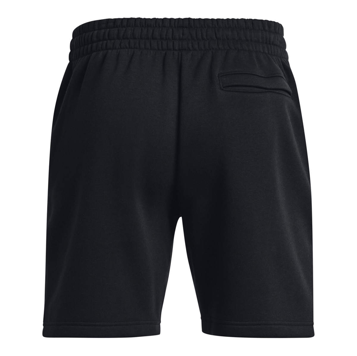 Calções de Homem UA Icon Fleece Short Preto / Branco-6
