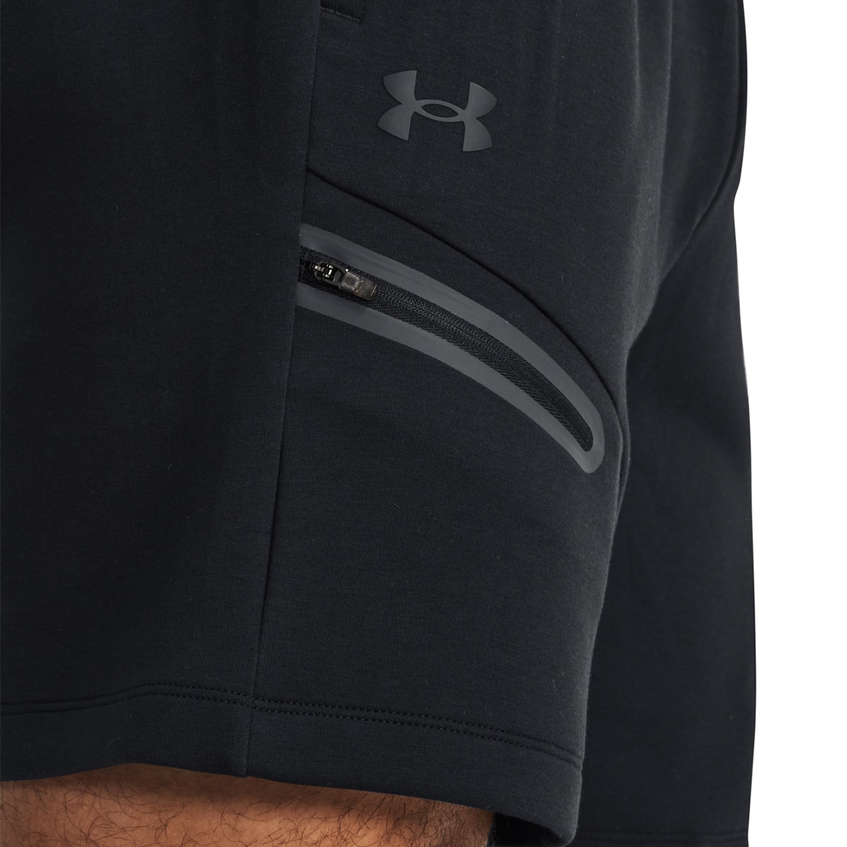 Calções de Homem UA Unstoppable Flc Shorts Preto-3