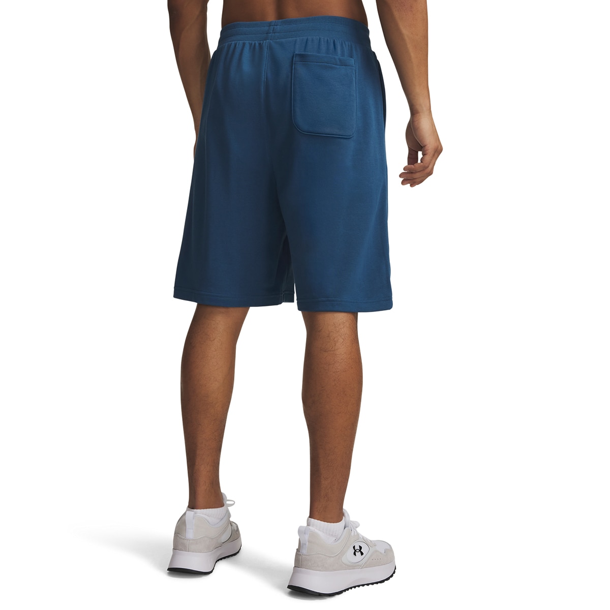 Calções Casual de Homem UA Rival LW Shorts Azul-escuro-2