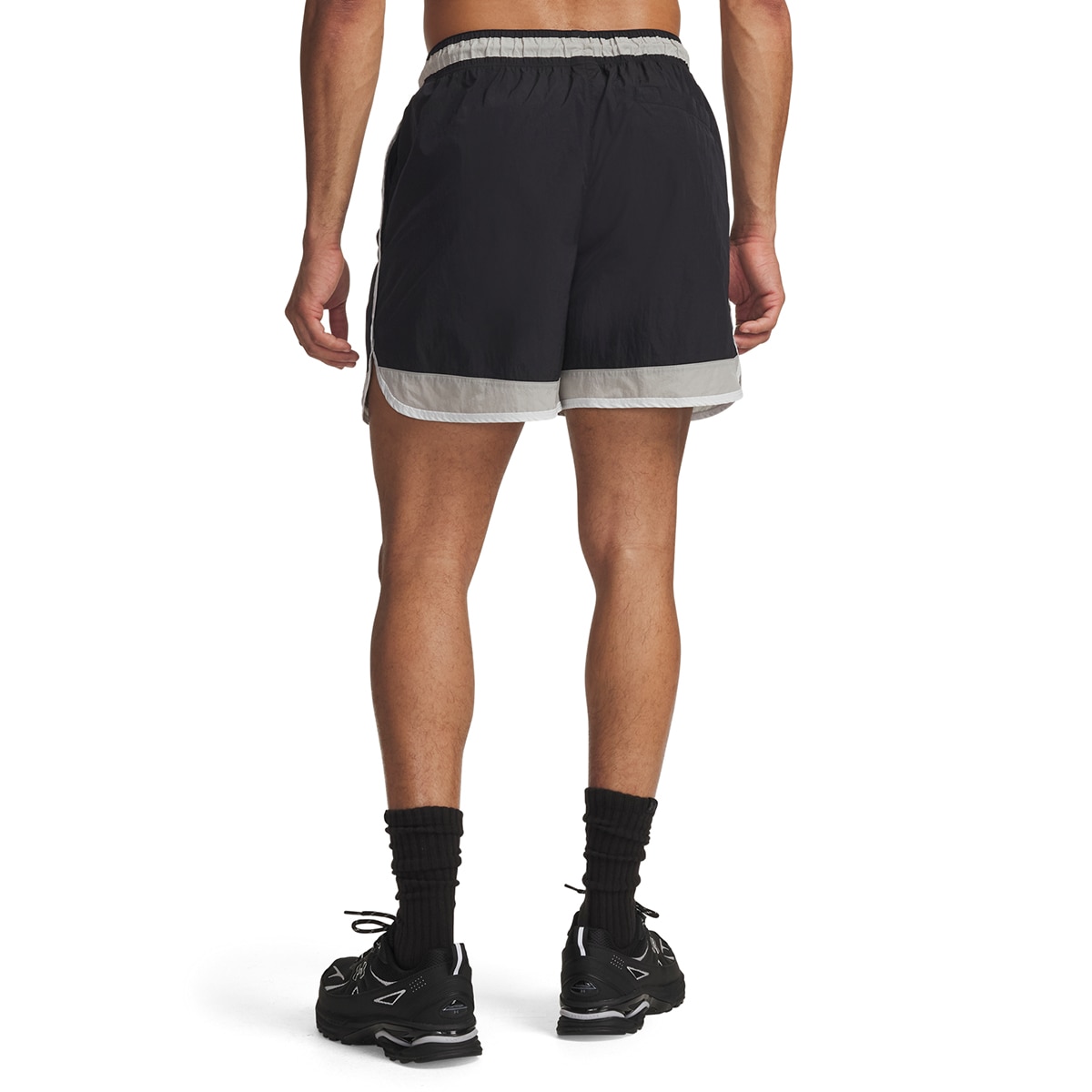 Calções Casual de Homem UA Icon Woven Track Shorts Preto-2