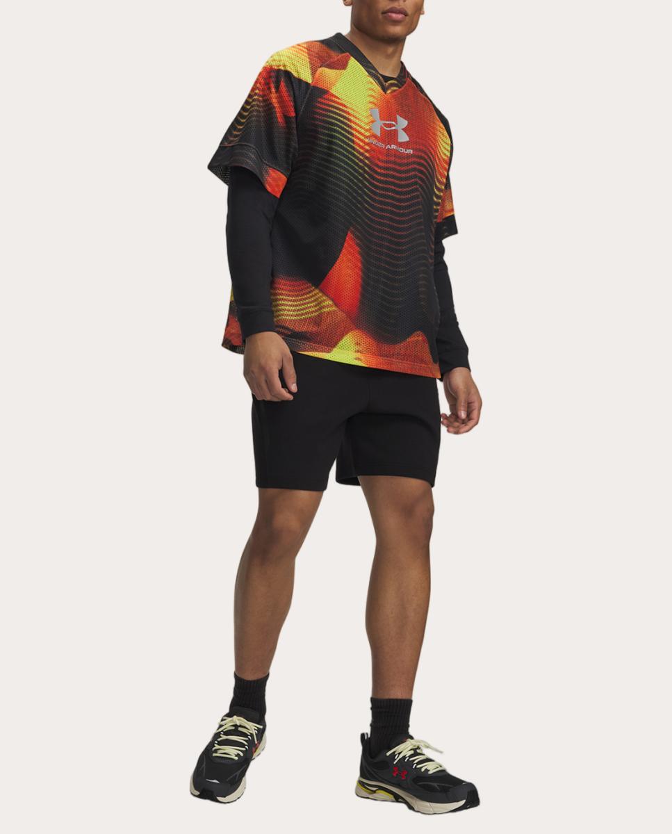 Calções de Homem UA Unstoppable Flc Shorts Preto-4