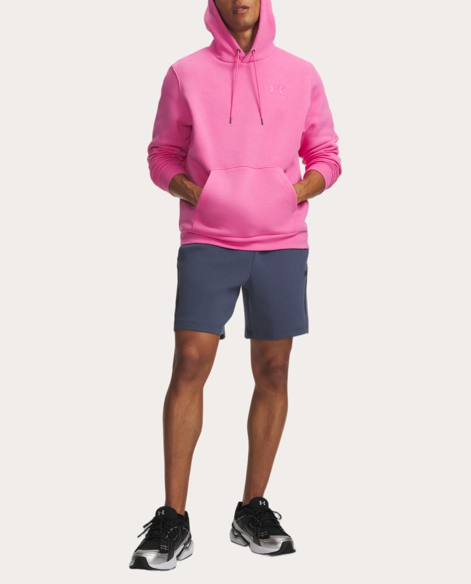 Calções de Homem UA Unstoppable Flc Shorts Cinzento azulado-3
