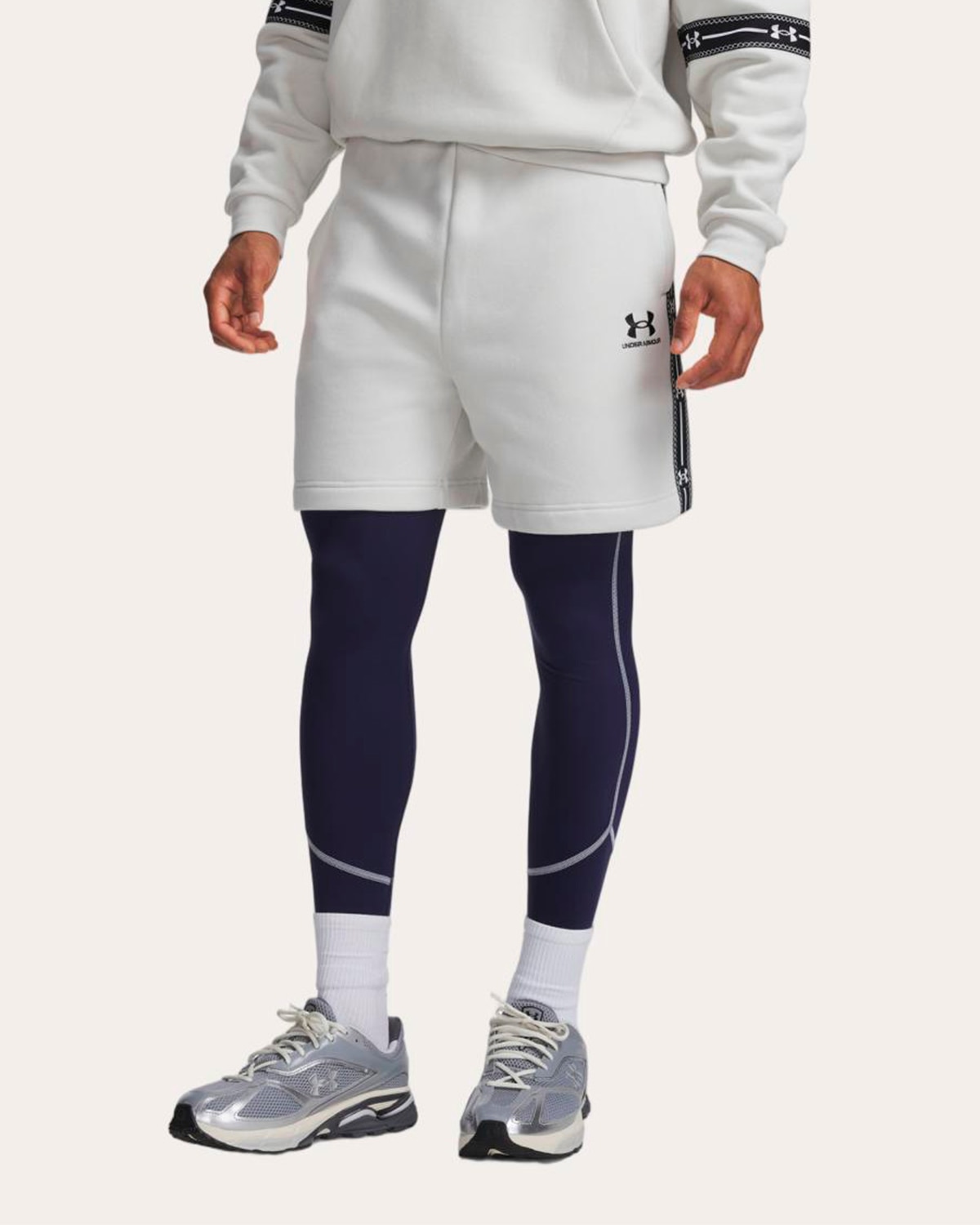 Imagem 0 de Calções de Homem UA Icon Flc Taped Short