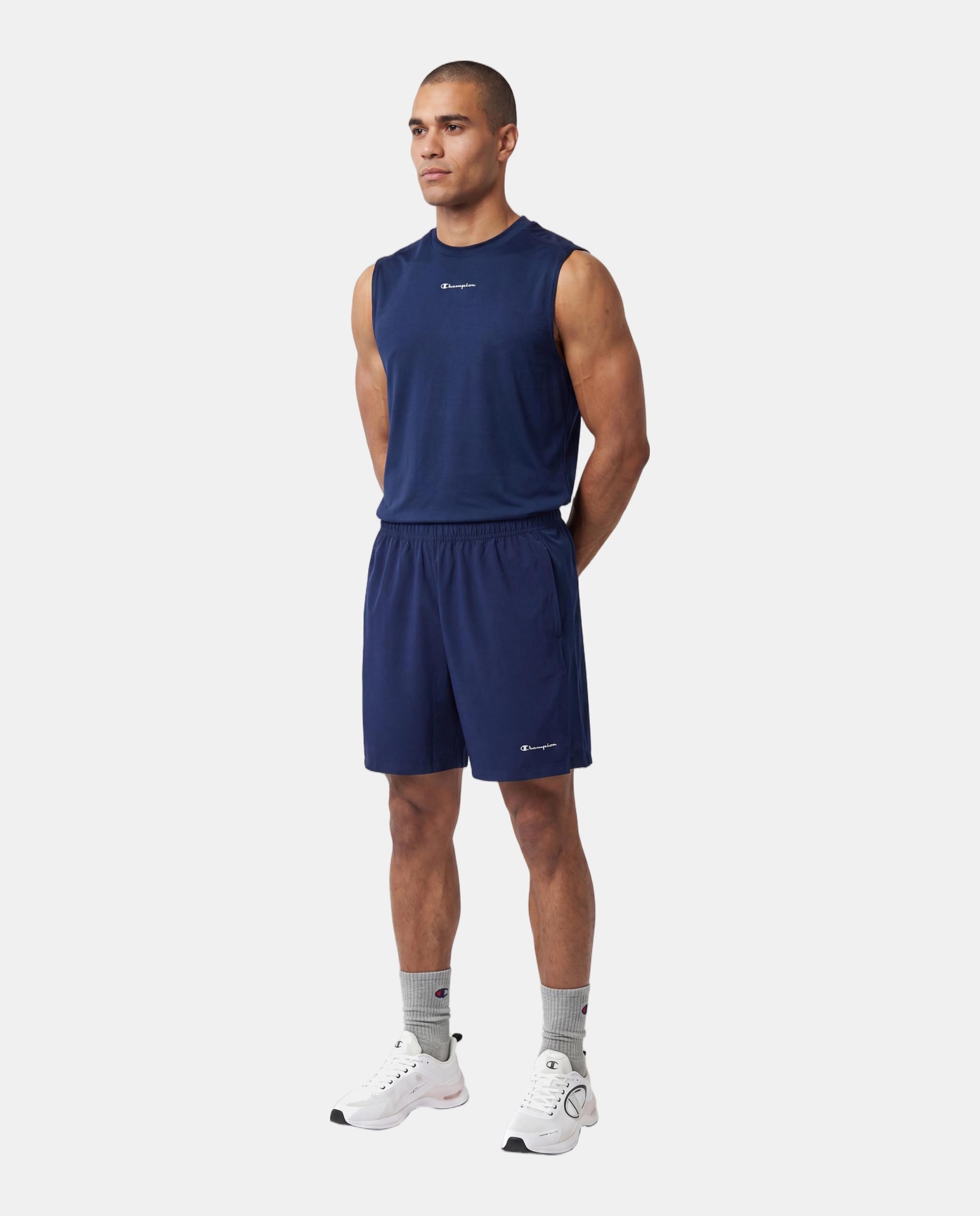 Calções Casual Shorts Azul-5