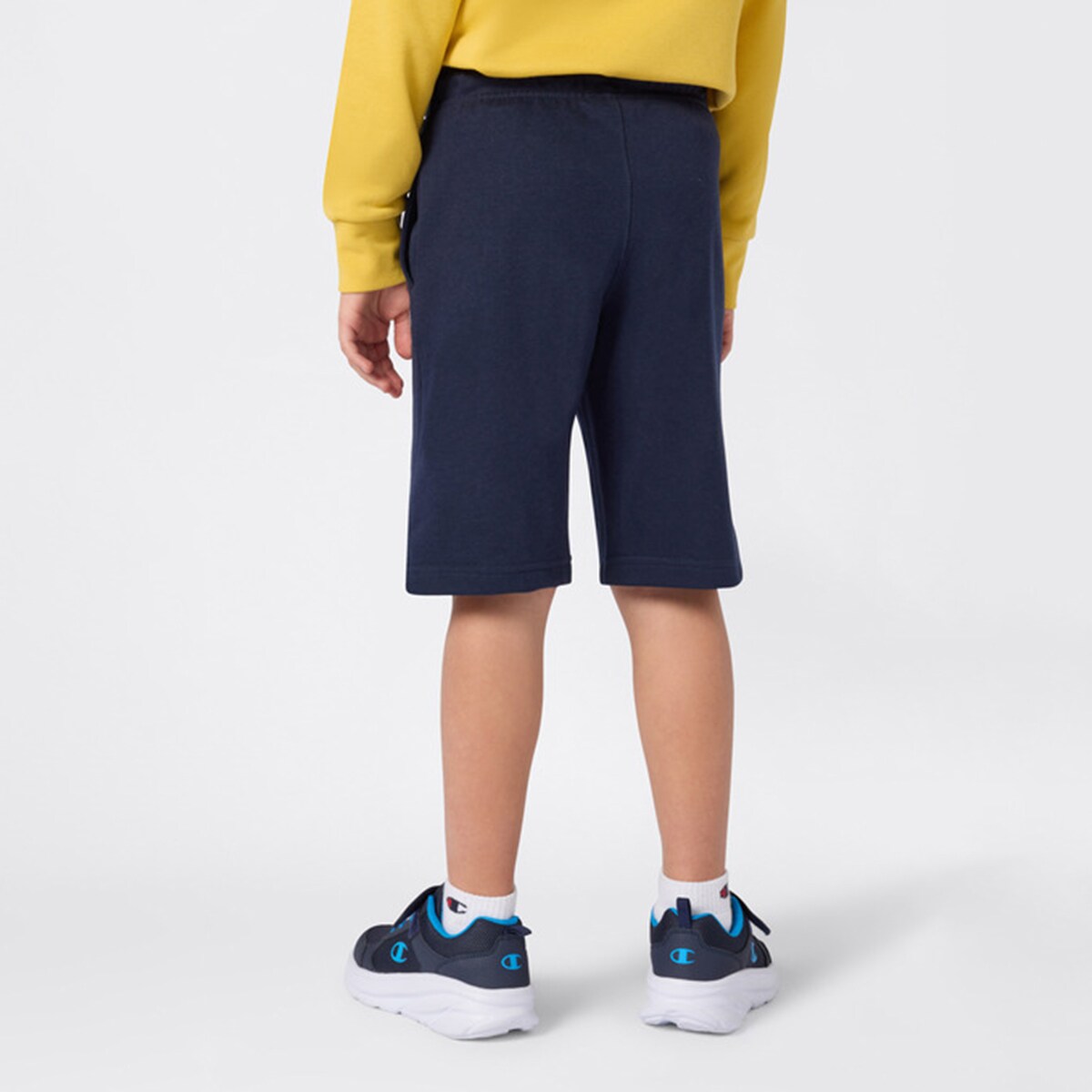 Bermudas de Algodão de Menino Azul-marinho-3