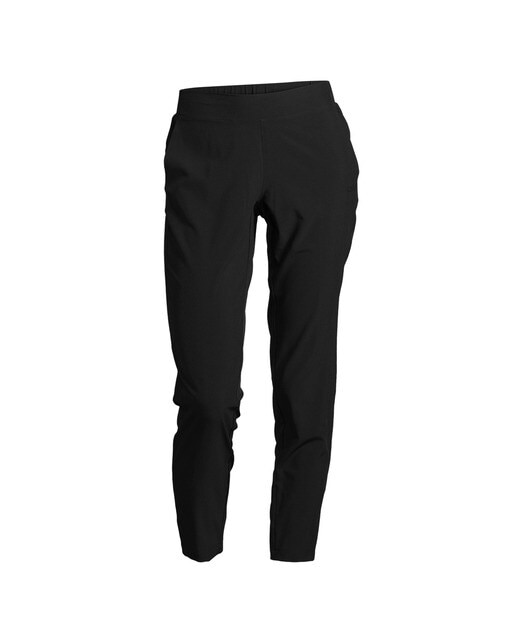 Calças de Mulher Slim Woven Pants Preto-5