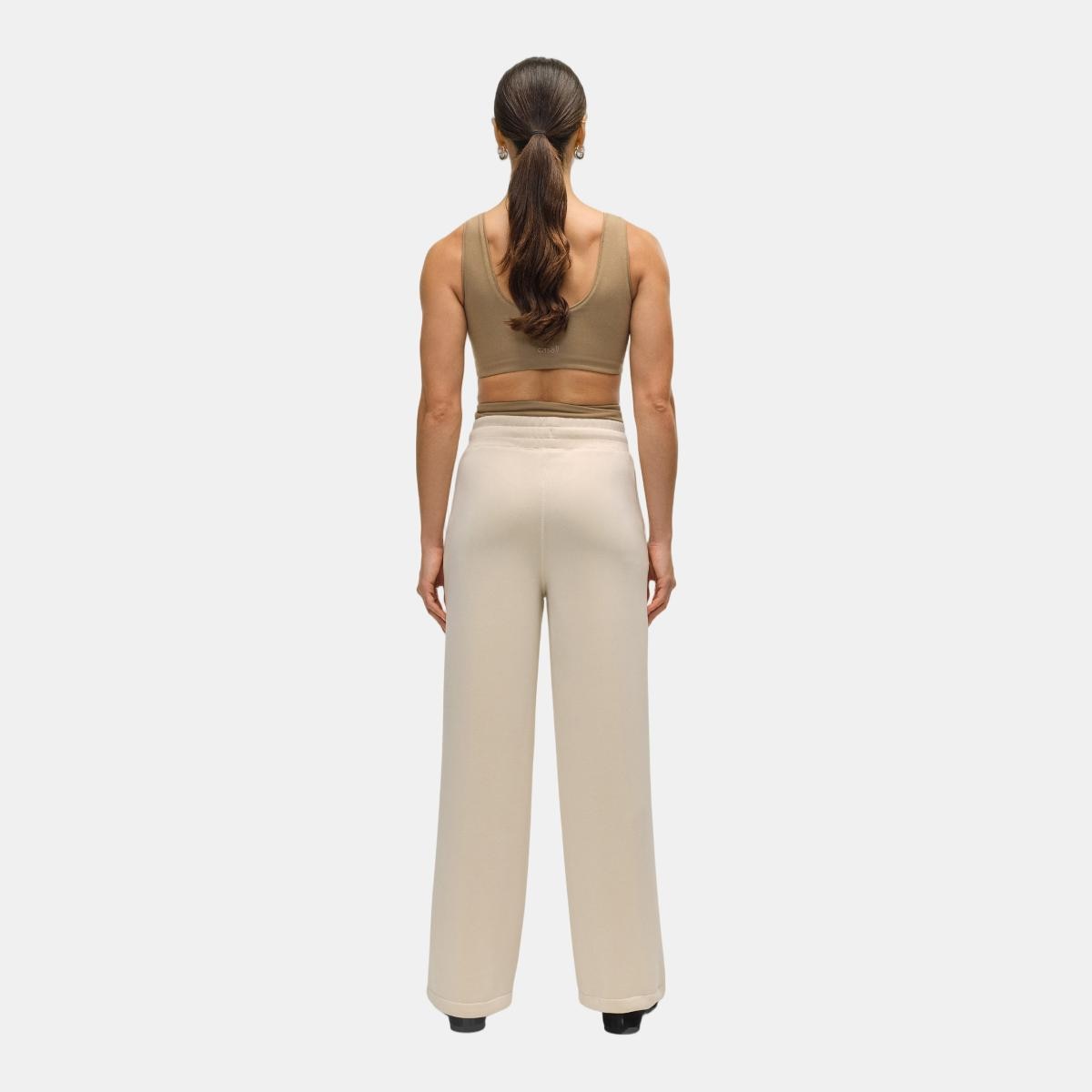 Calças de Mulher Peachy Straight Leg Jogger Natural-2