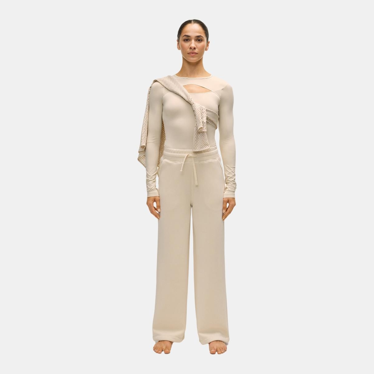Calças de Mulher Peachy Straight Leg Jogger Natural-3