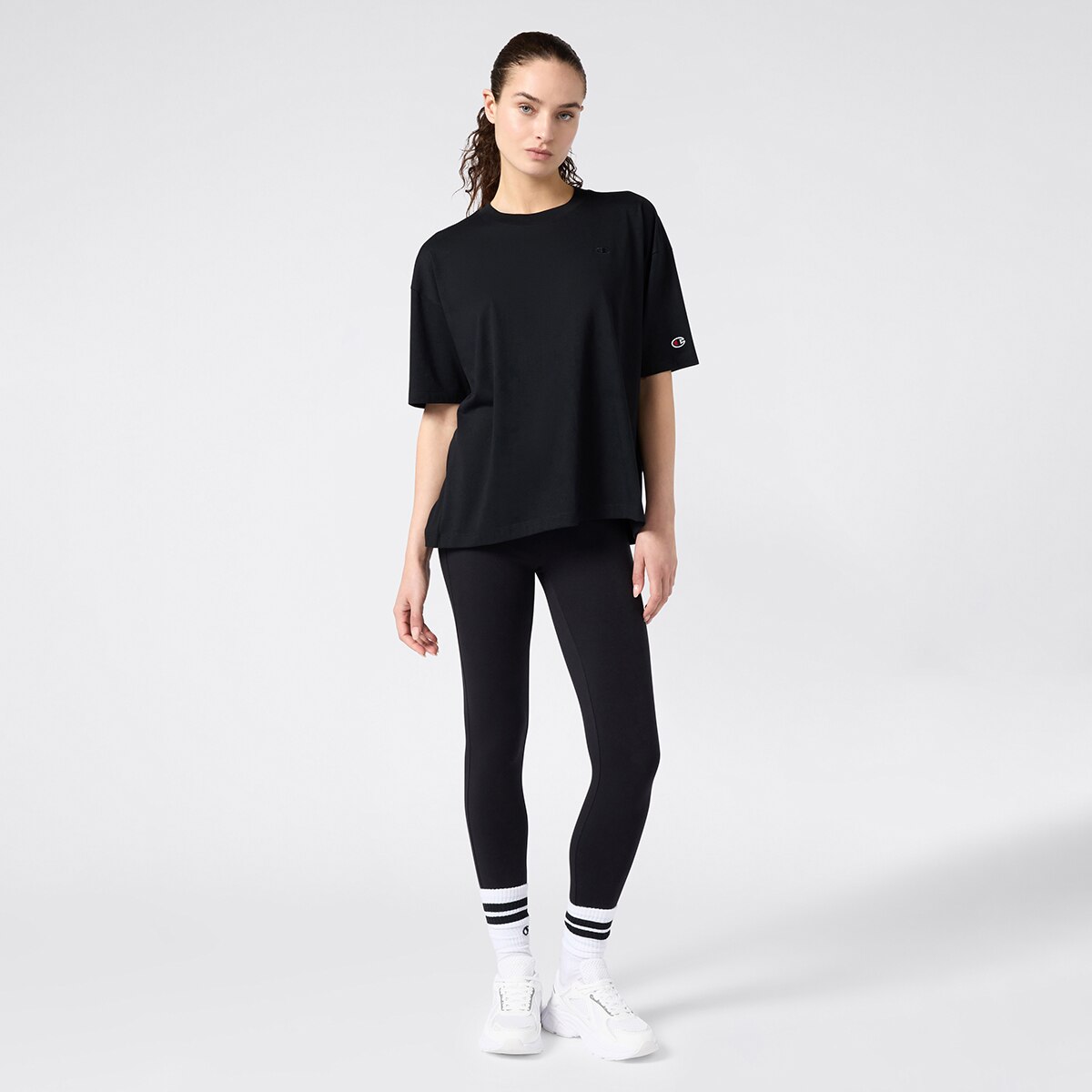 Leggings de Mulher Preto-3