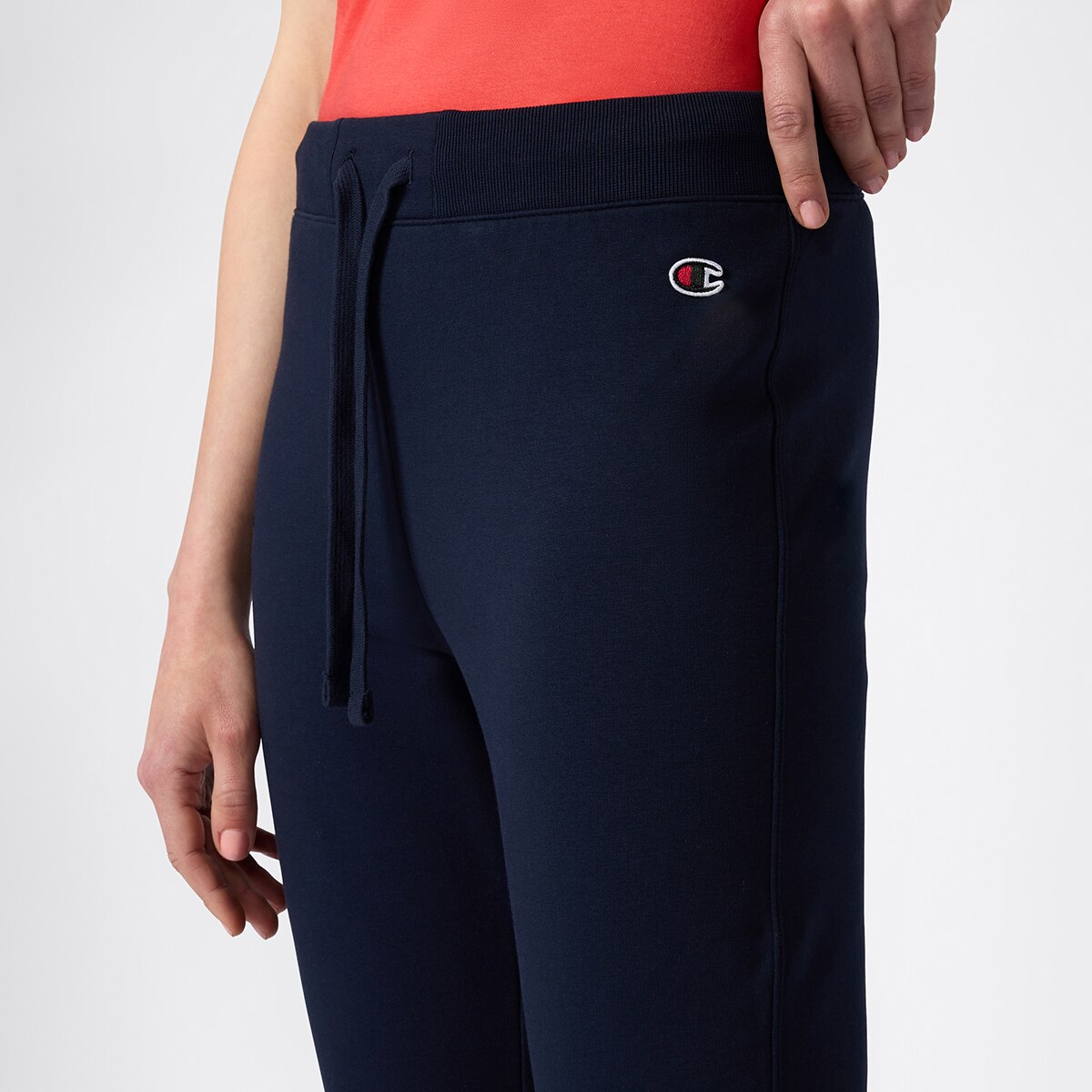 Calças de Mulher Azul-4