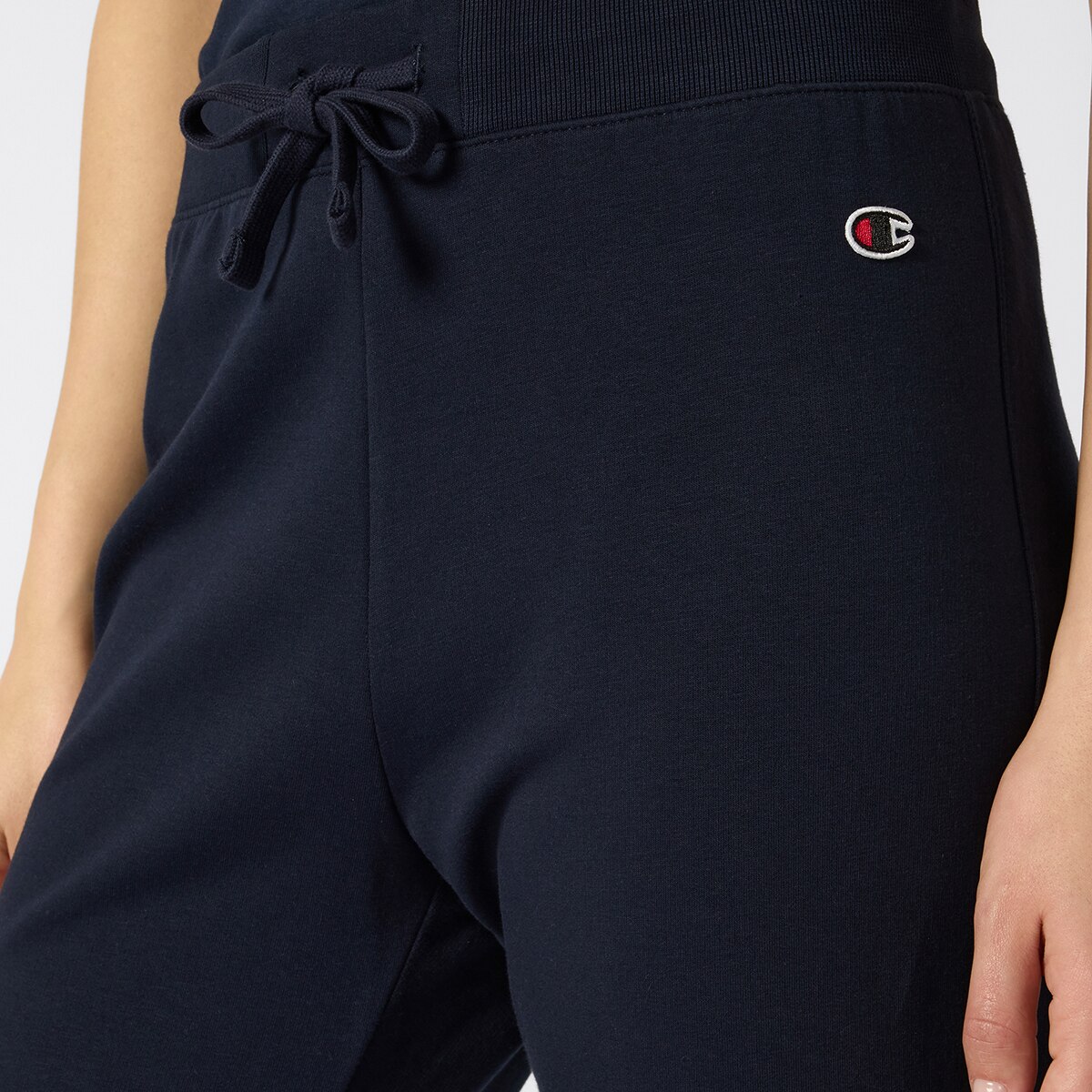 Calças Casual de Mulher Drawstring Pants Azul-5