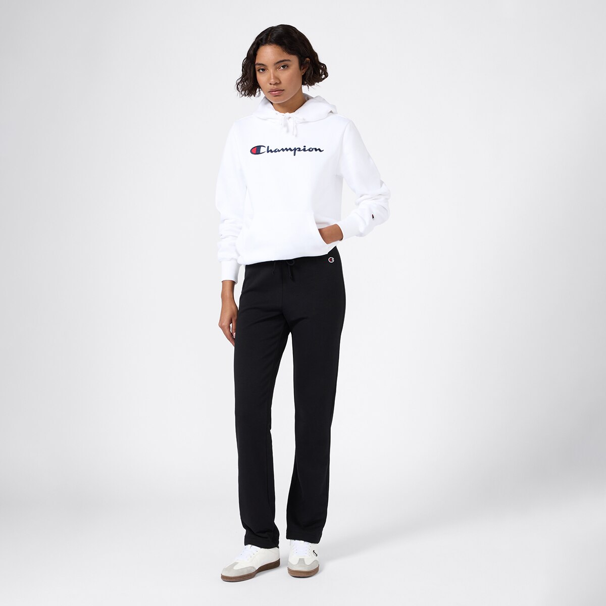 Calças de Mulher Preto-3