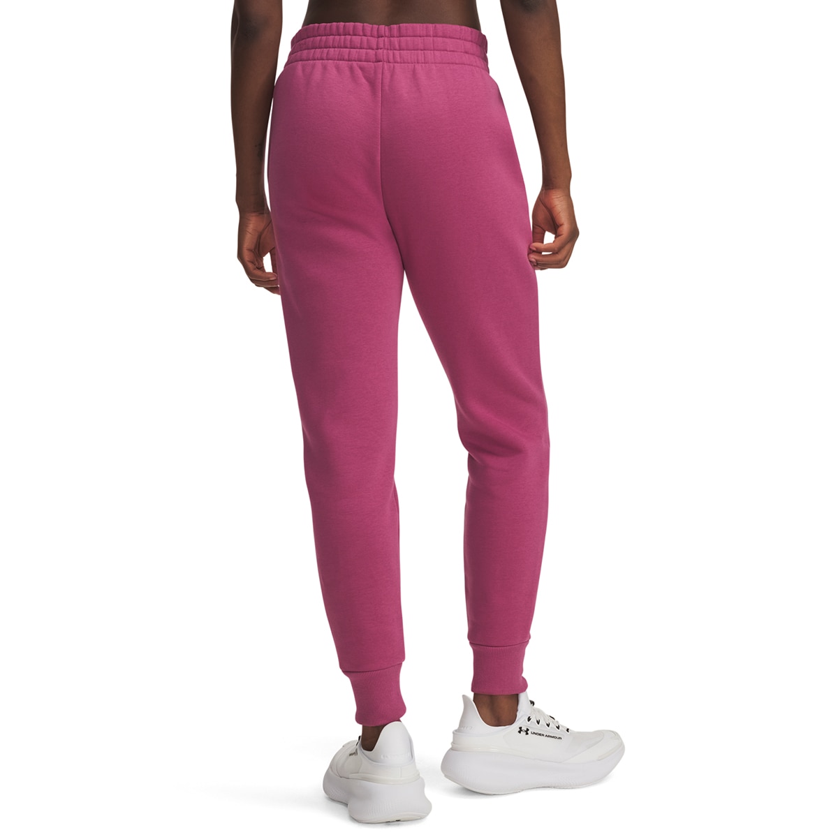 Calças de Mulher UA Rival Fleece Jogger Vermelho-2