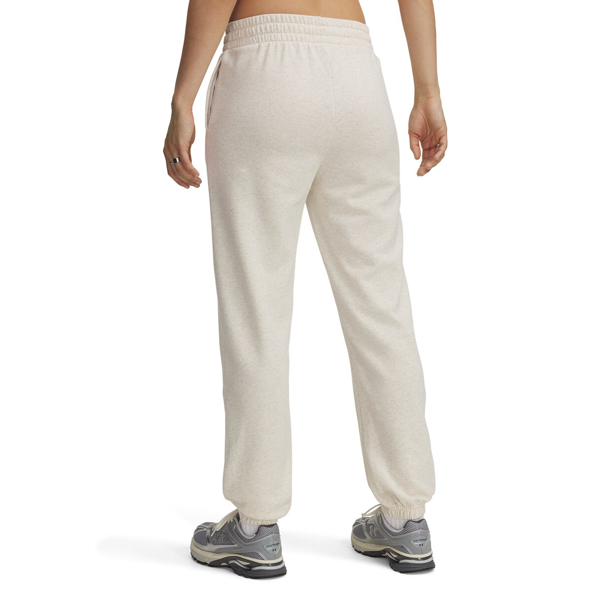 Calças de Mulher UA Rival Terry Joggers Castanho-2