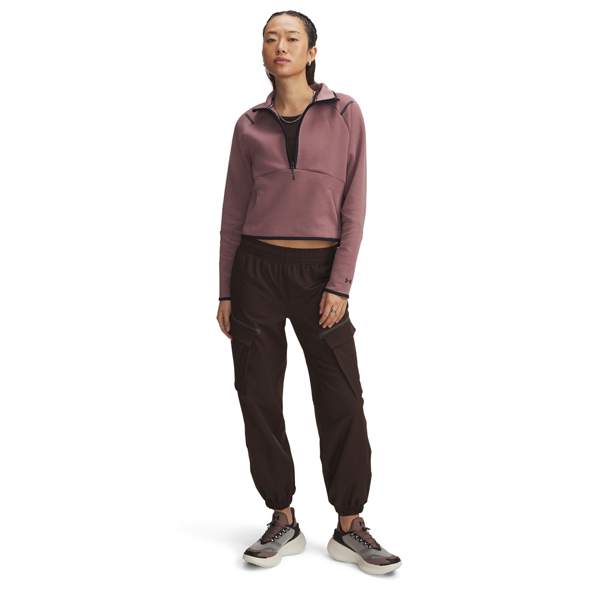 Calças de Mulher Unstoppable Cargo Pants Castanho-4