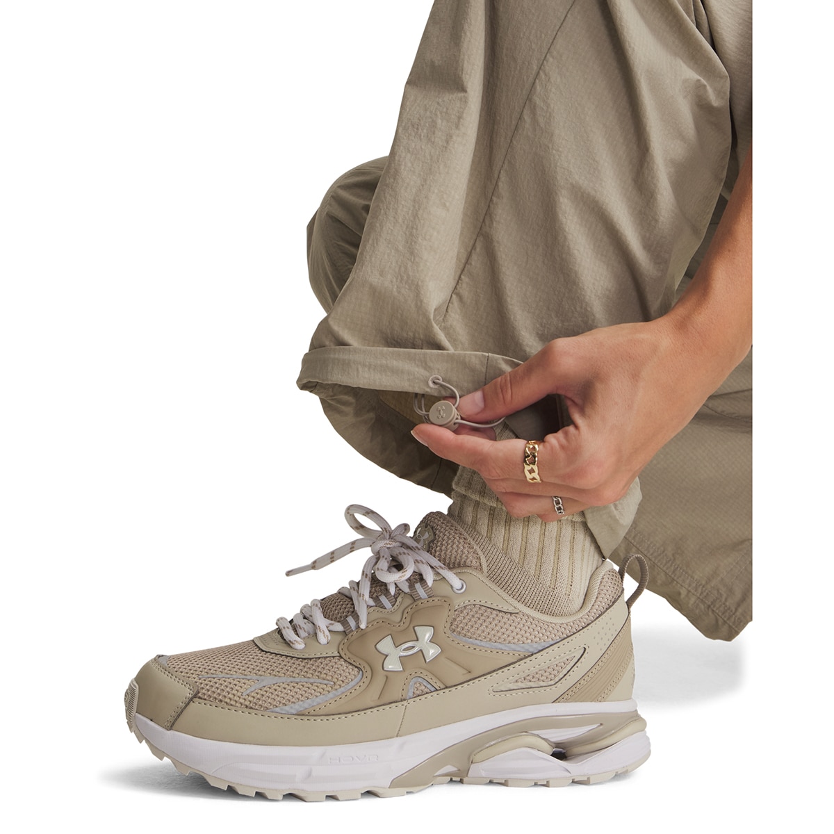Calças Casual de Mulher Unstoppable Wvn Utility Pant Taupe-3