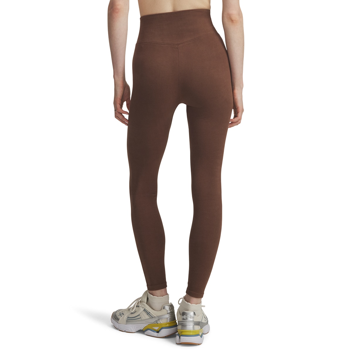 Leggings Casual de Mulher Seamless Cotton Castanho-escuro-2