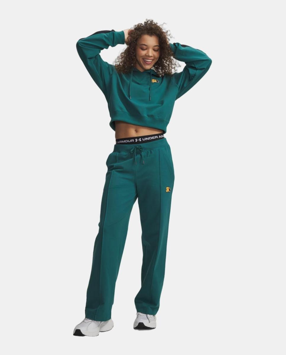 Calças Casual Sport Terry Trend Pant Verde-escuro-3