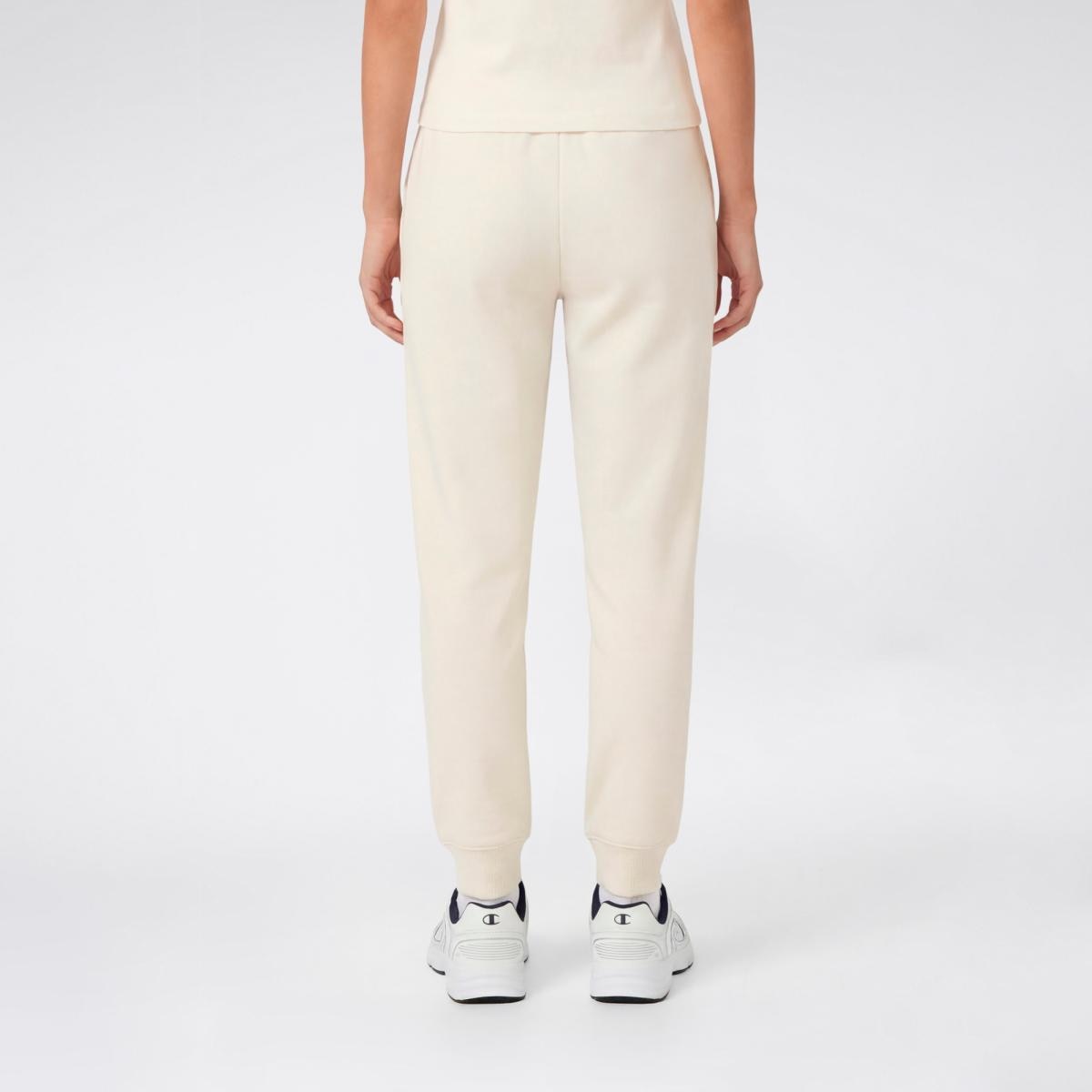 Calças de Mulher Rib Cuff Pants Cinzento-2