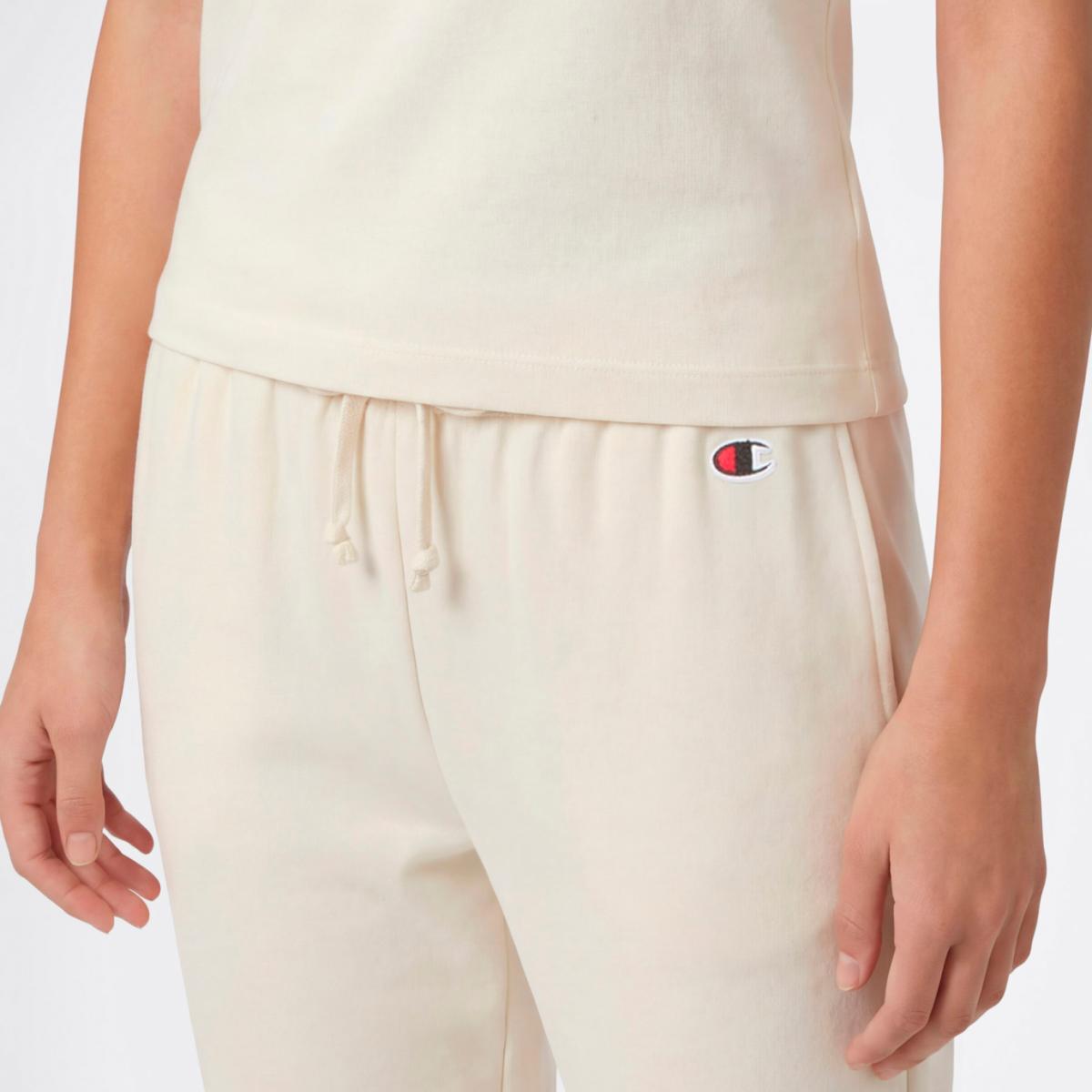 Calças de Mulher Rib Cuff Pants Cinzento-4