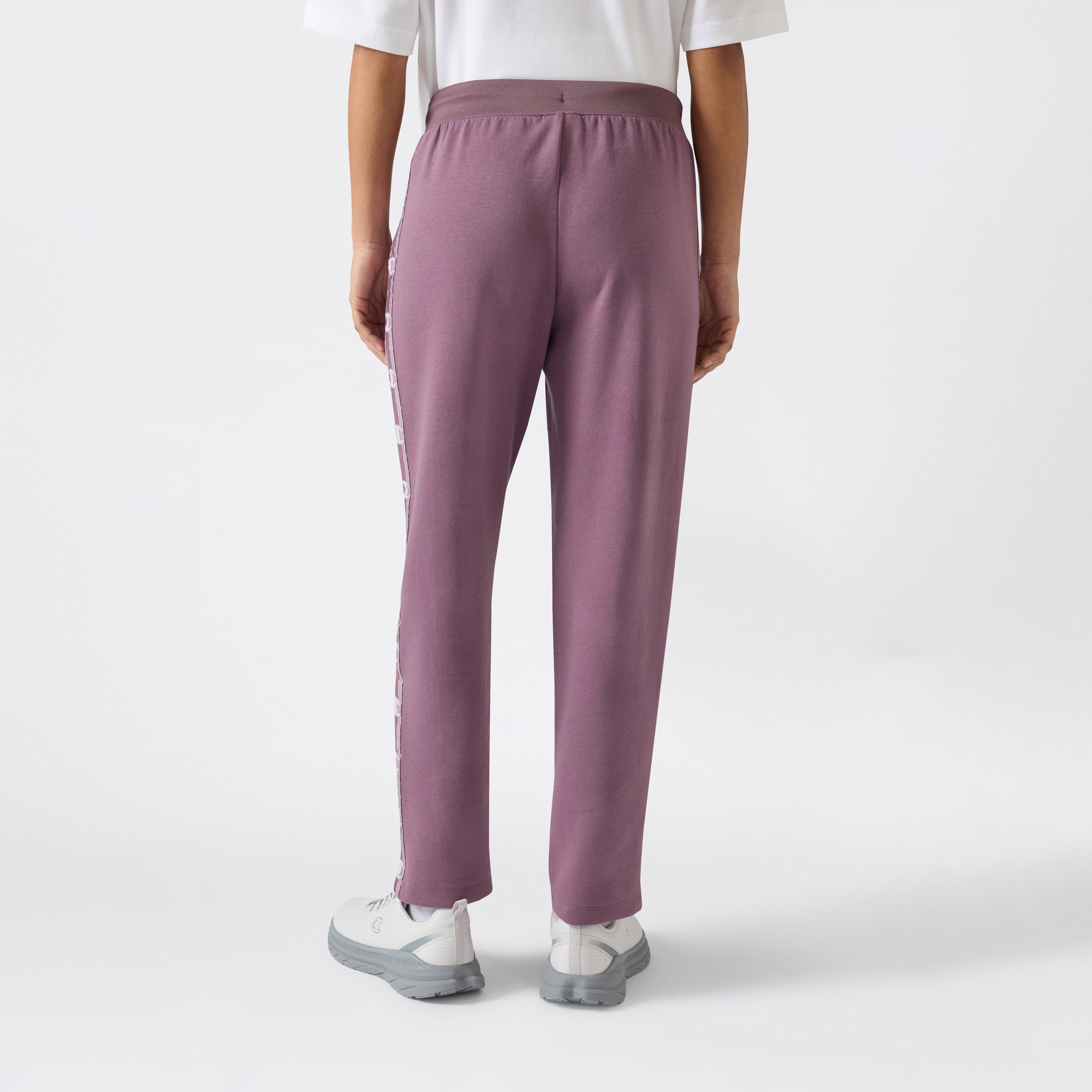 Calças de Mulher Straight Hem Pants Roxo-2