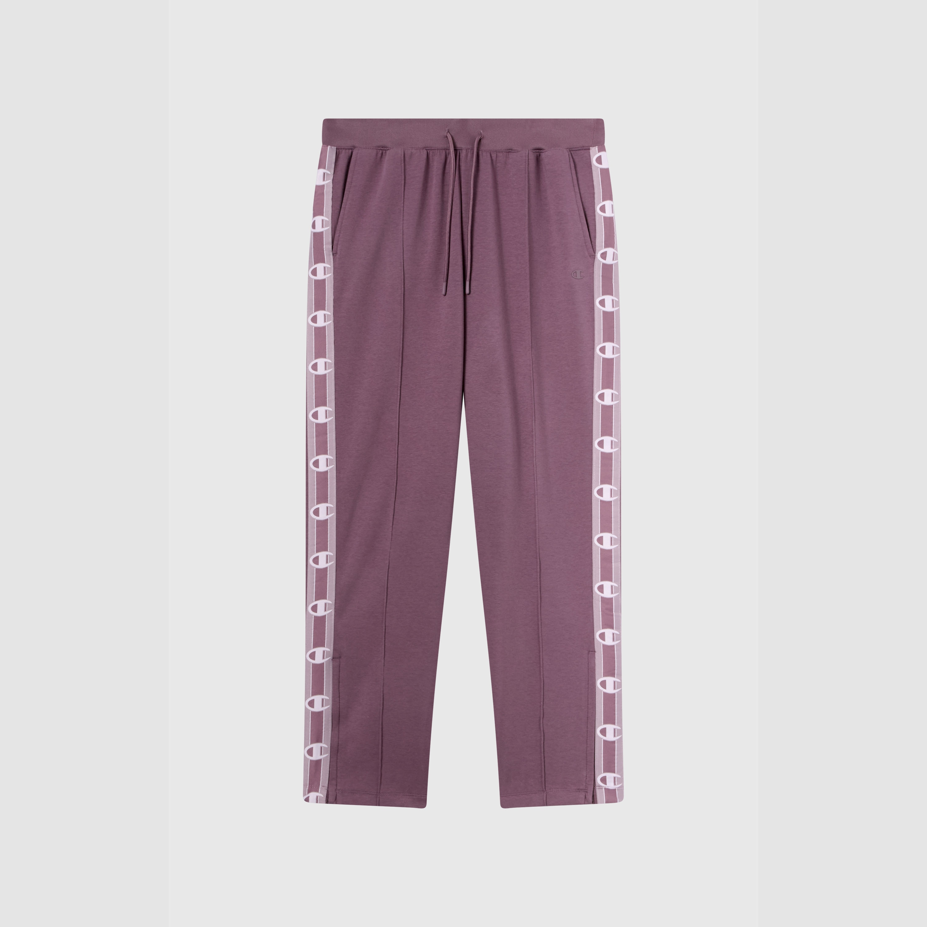 Calças de Mulher Straight Hem Pants Roxo-4