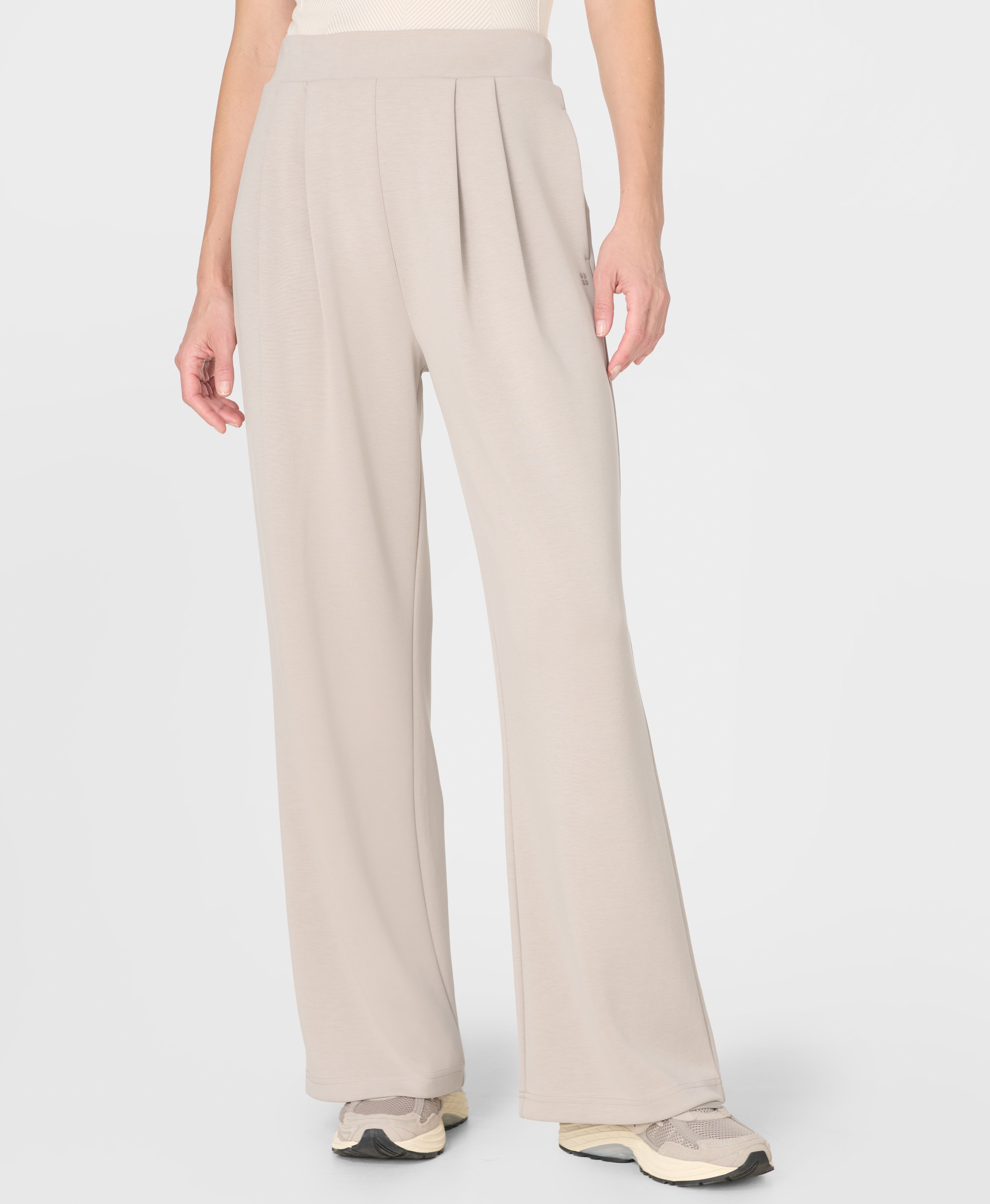 Imagem 0 de Calças de Mulher Sand Wash Wide Leg Trouser