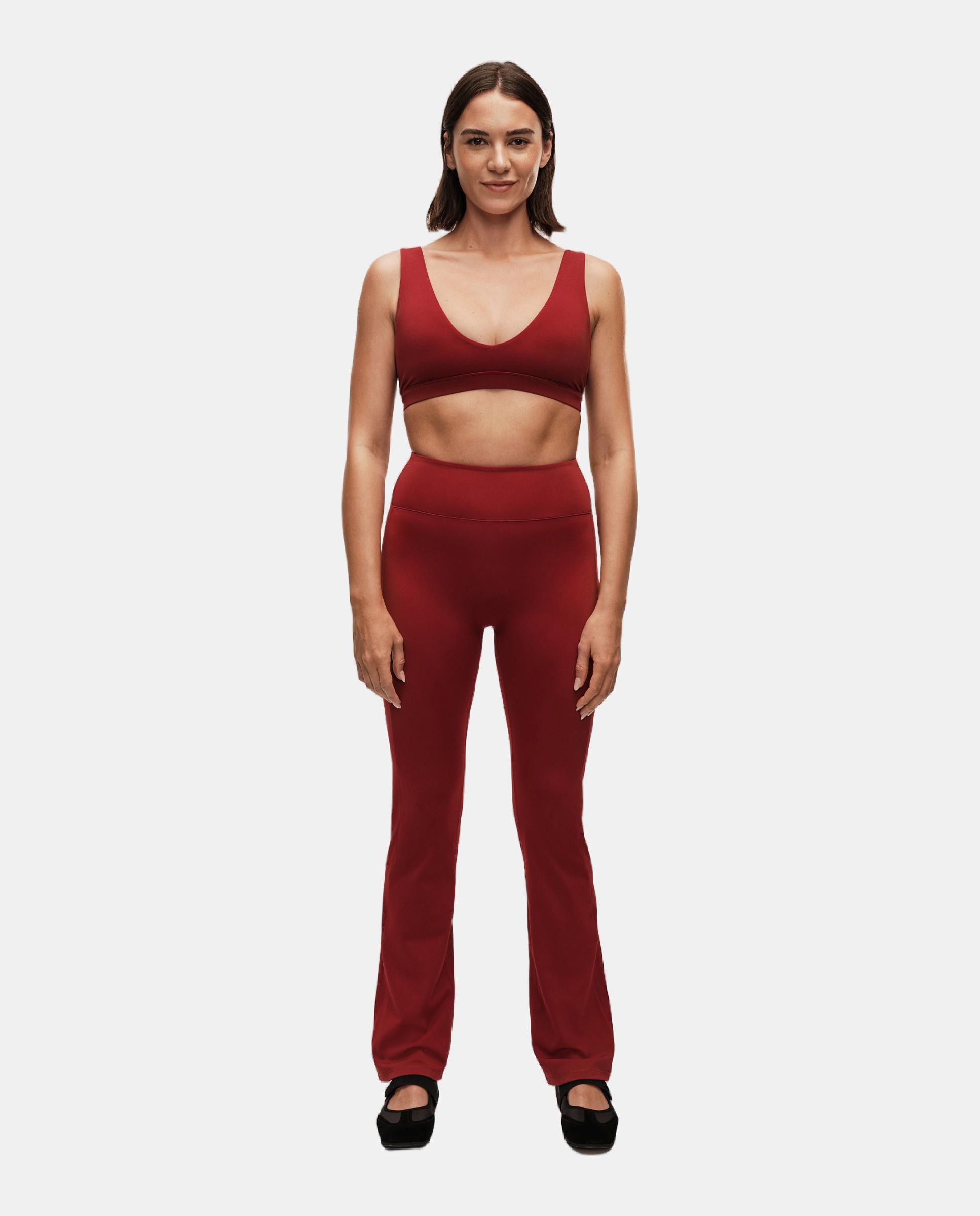 Imagen 0 de Pantalones de Yoga y Pilates de Mujer Casall Soft Touch Flared Pants CASALL Granate