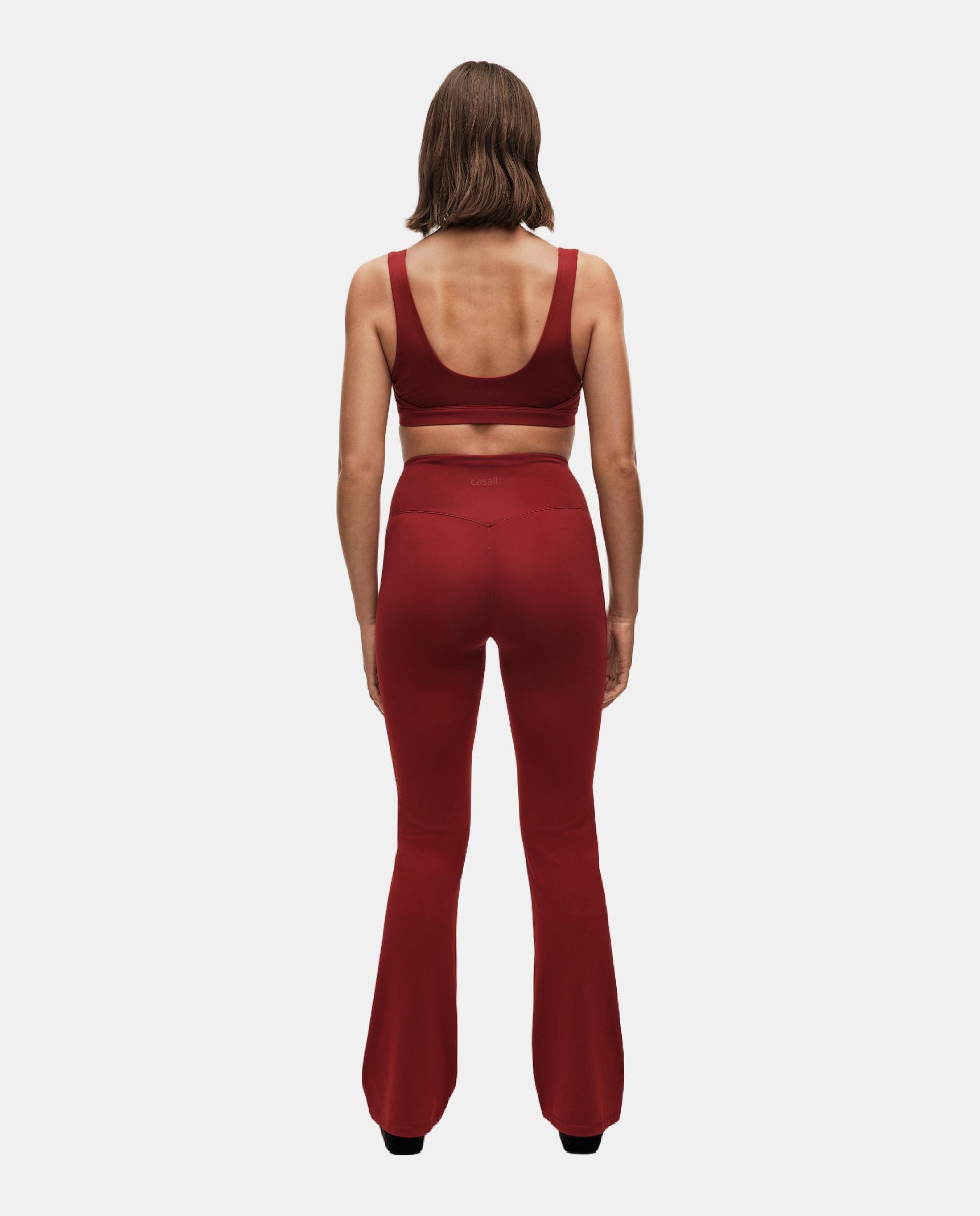 Pantalones de Yoga y Pilates de Mujer Casall Soft Touch Flared Pants CASALL - Granate Granate-2