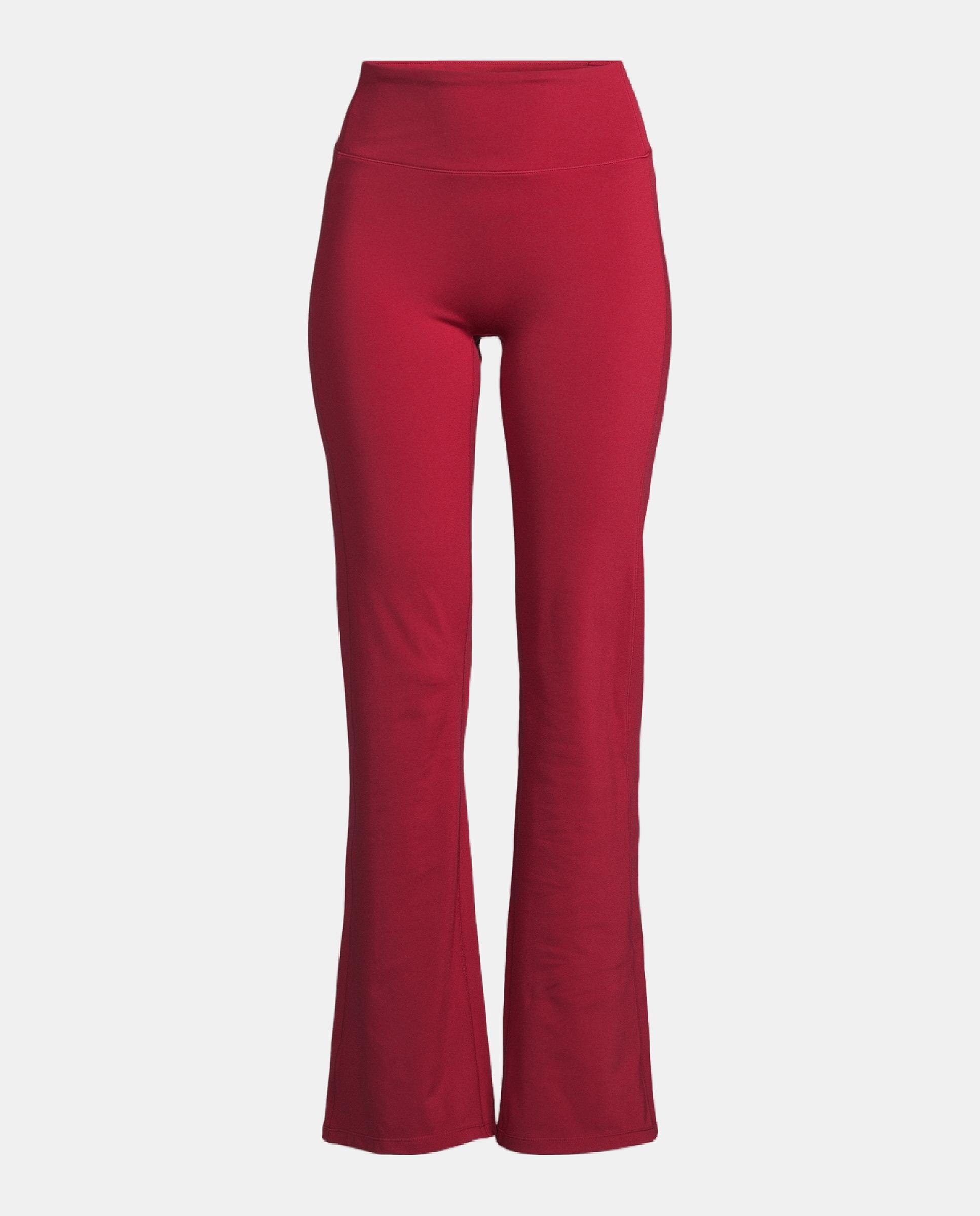 Pantalones de Yoga y Pilates de Mujer Casall Soft Touch Flared Pants CASALL - Granate Granate-3