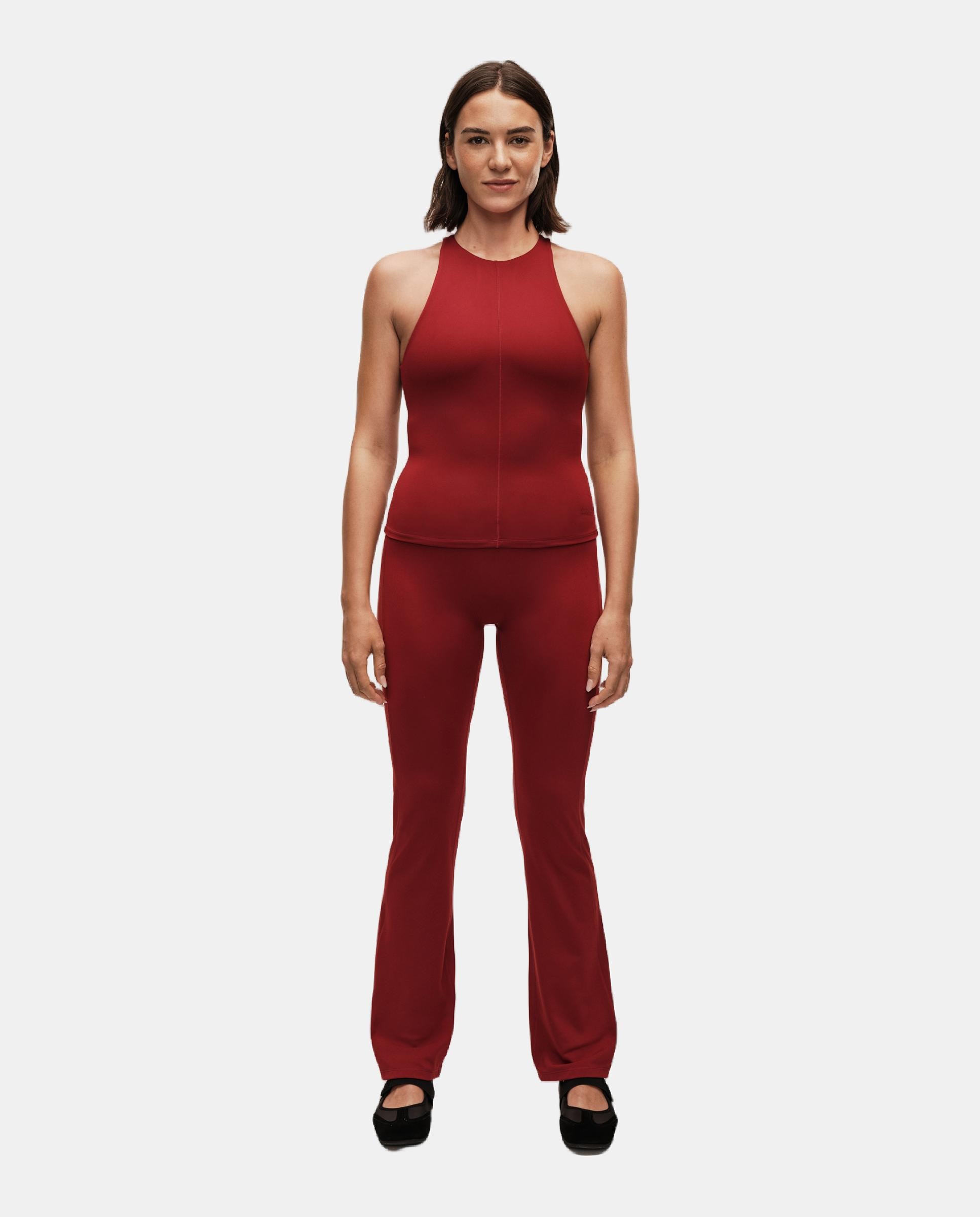 Pantalones de Yoga y Pilates de Mujer Casall Soft Touch Flared Pants CASALL - Granate Granate-6