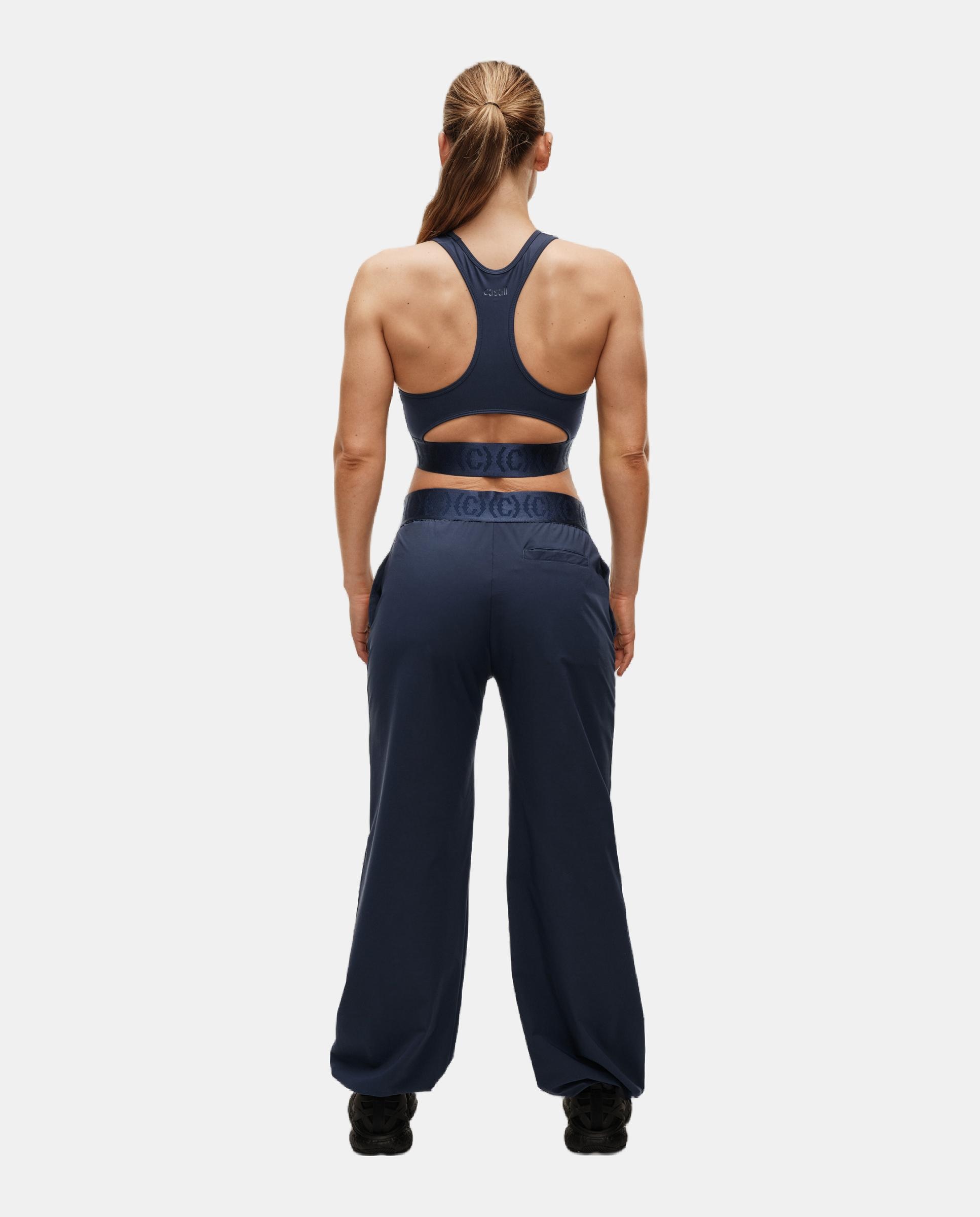 Pantalones de Yoga y Pilates de Mujer Casall Logo Elastic Barrel Pant CASALL - Azul oscuro Azul oscuro-2
