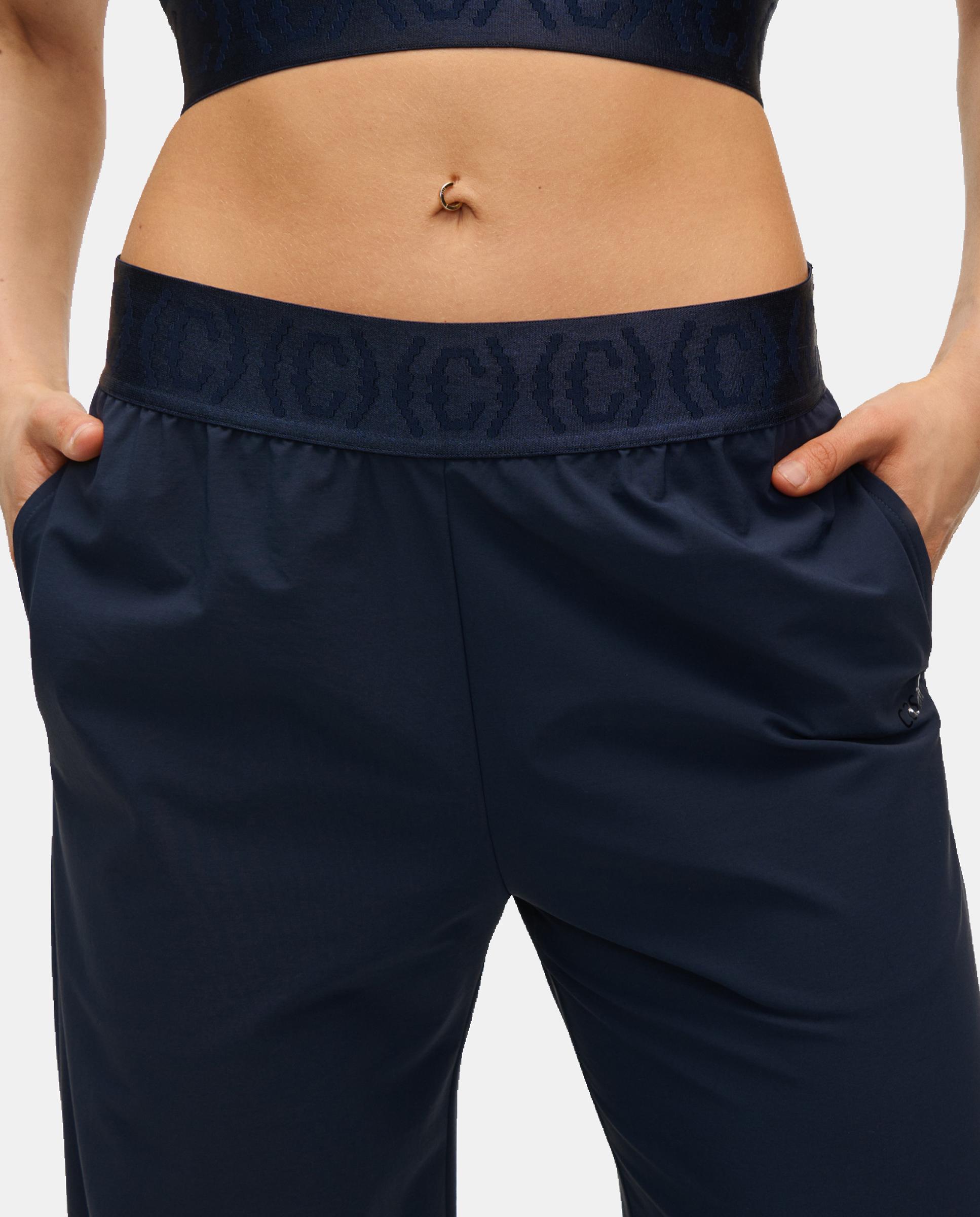 Pantalones de Yoga y Pilates de Mujer Casall Logo Elastic Barrel Pant CASALL - Azul oscuro Azul oscuro-4
