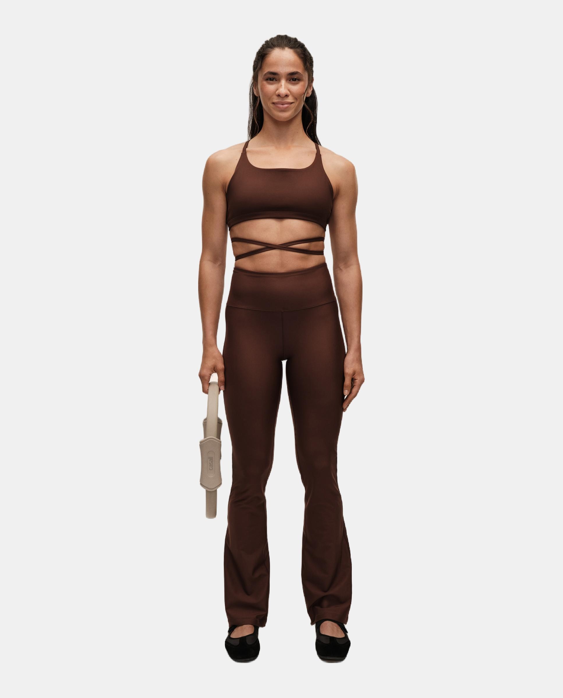 Imagen 0 de Pantalones de Yoga y Pilates de Mujer Casall Flare High Waist Pant CASALL Marrón oscuro