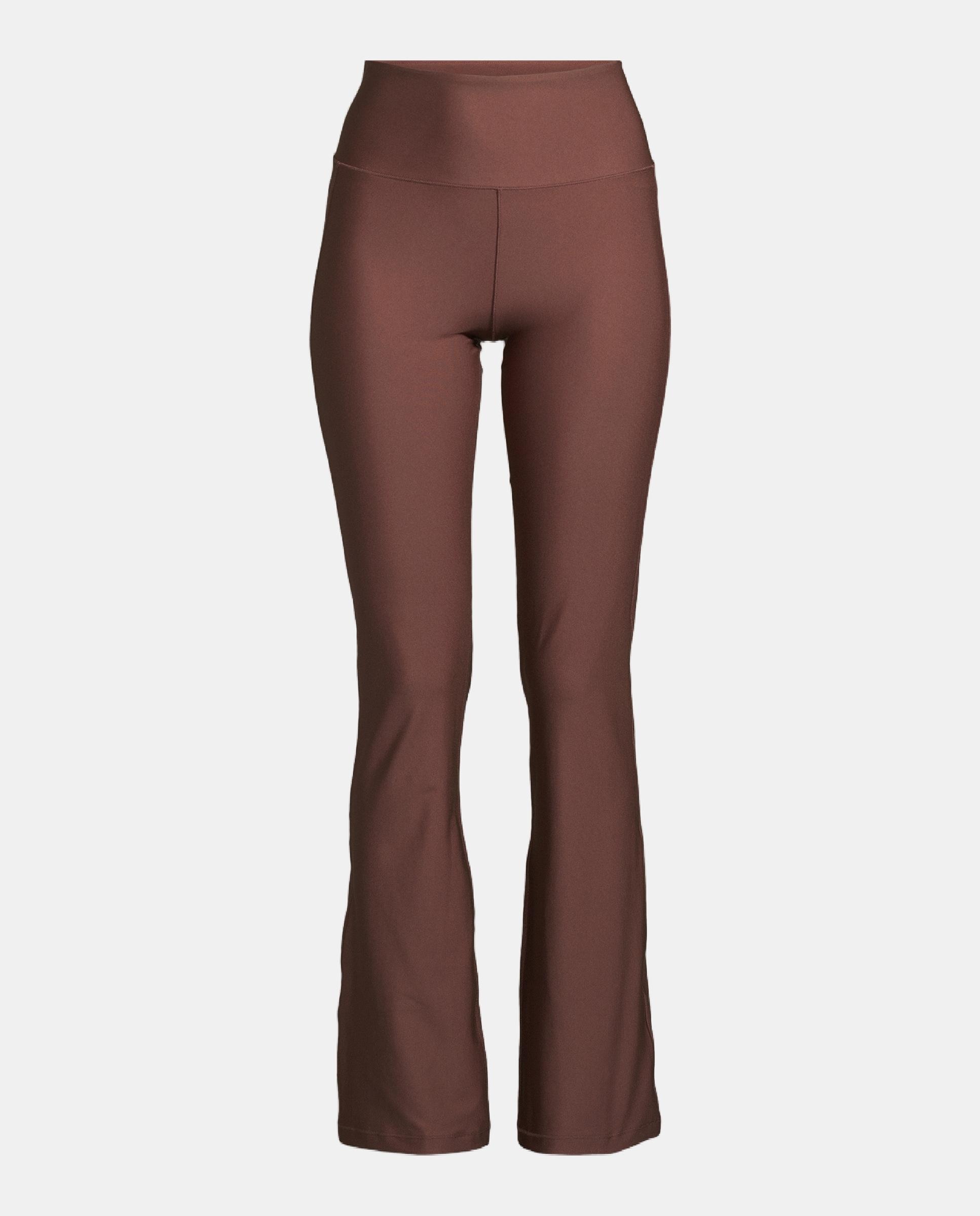 Pantalones de Yoga y Pilates de Mujer Casall Flare High Waist Pant CASALL - Marrón oscuro Marrón oscuro-4