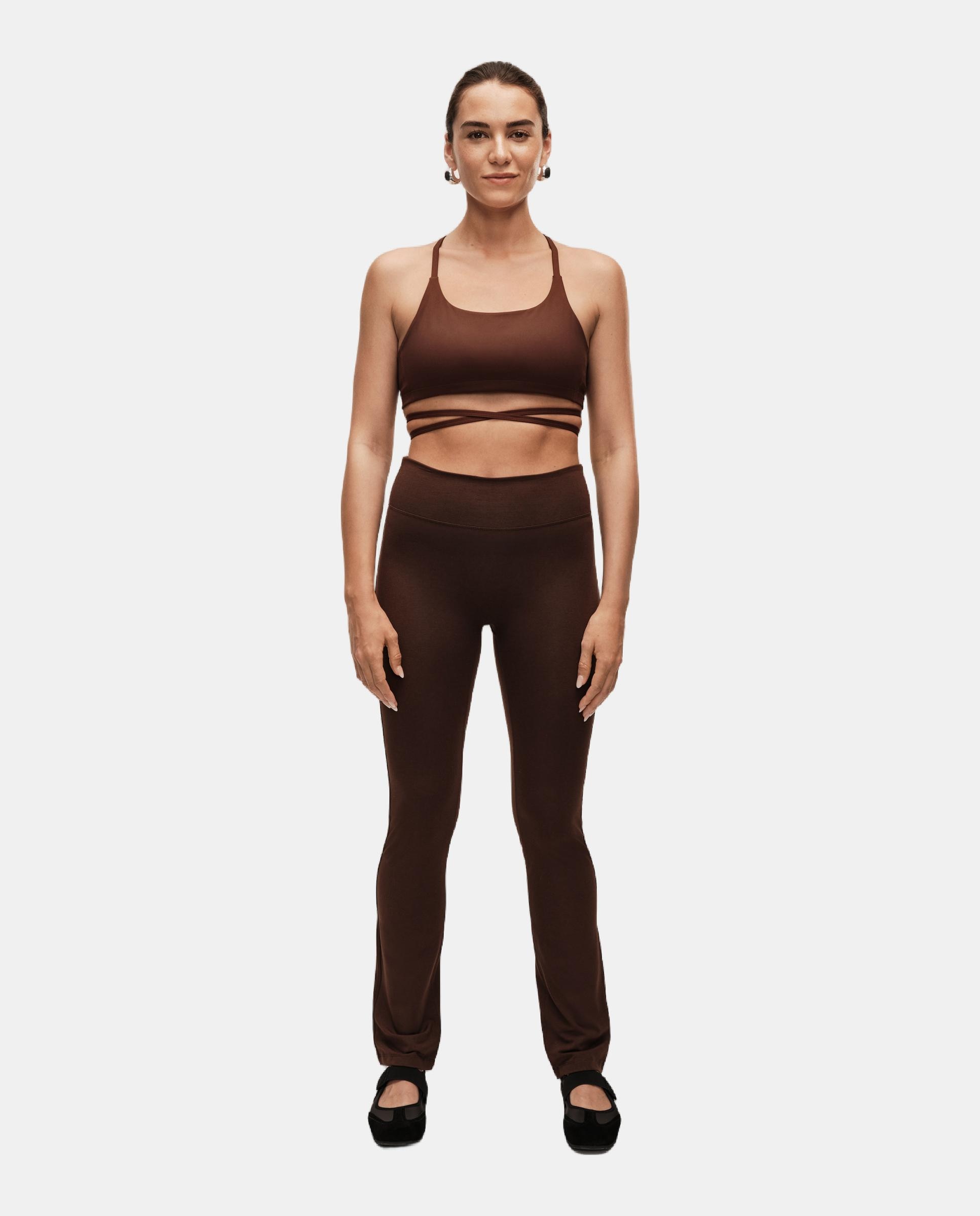Imagen 0 de Pantalones de Yoga y Pilates de Mujer Casall Sublime Straight Pant CASALL Marrón oscuro