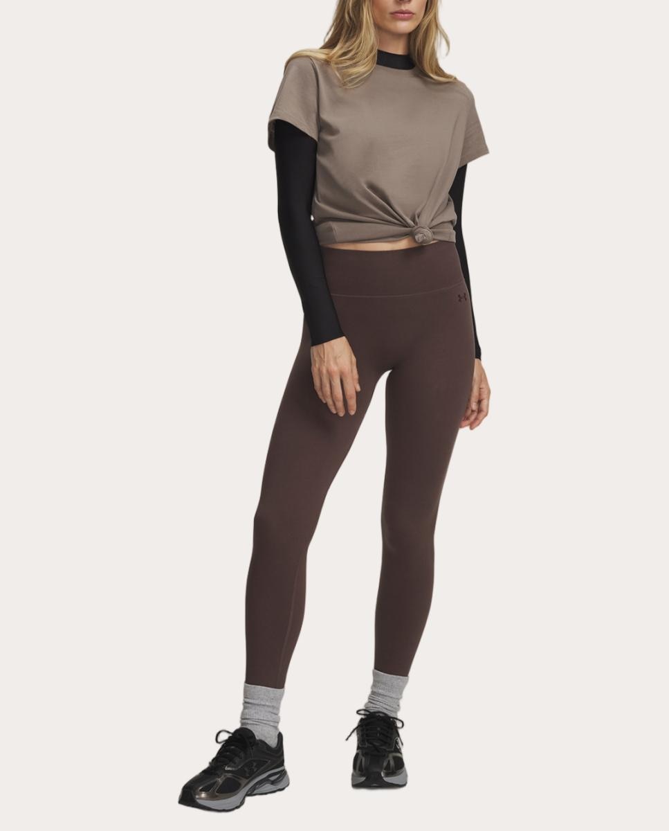Leggings de Mulher Seamless Cotton Legging Cinzento-escuro-3