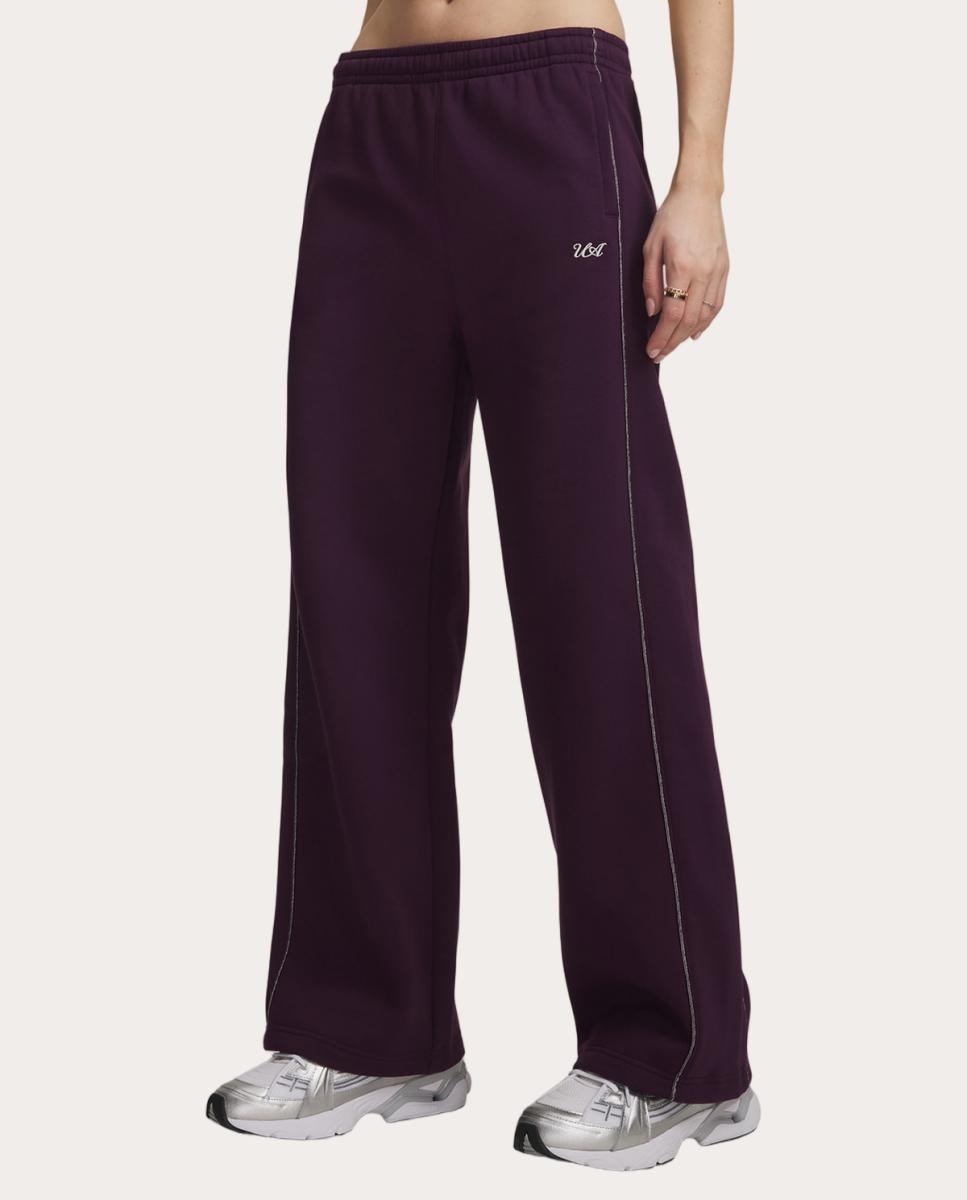 Pantalón de mujer Rival Shimmer Pant Under Armour - Morado Morado-1