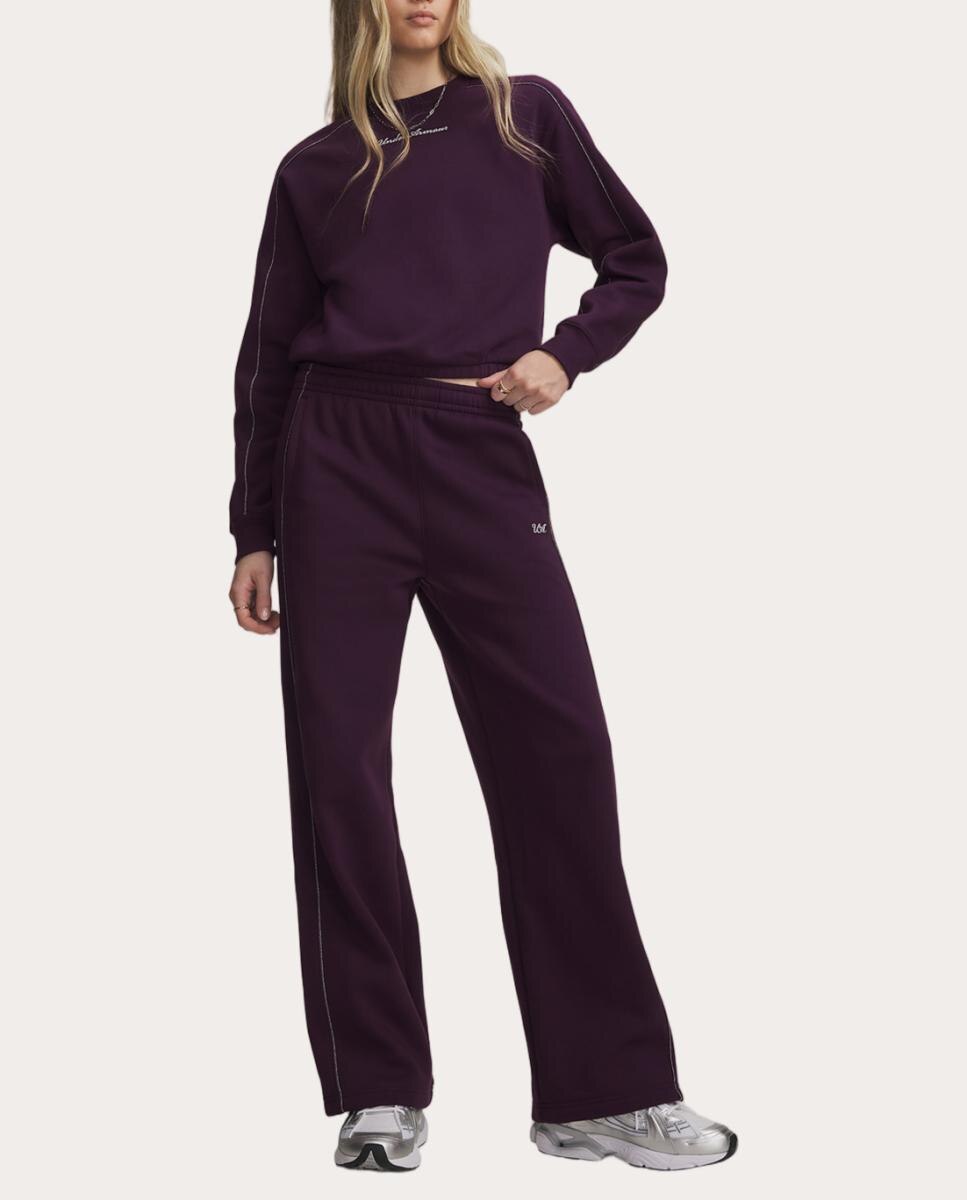 Pantalón de mujer Rival Shimmer Pant Under Armour - Morado Morado-3